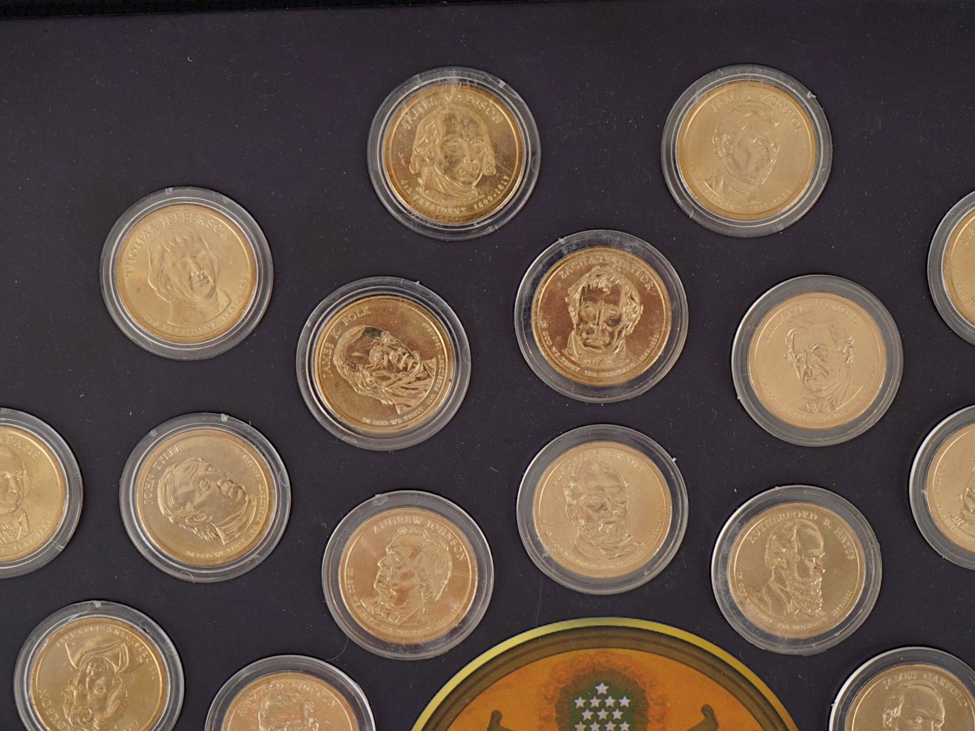 US MINT PRESIDENTIAL COLLECTION ONE DOLLAR COIN SET PIC-6