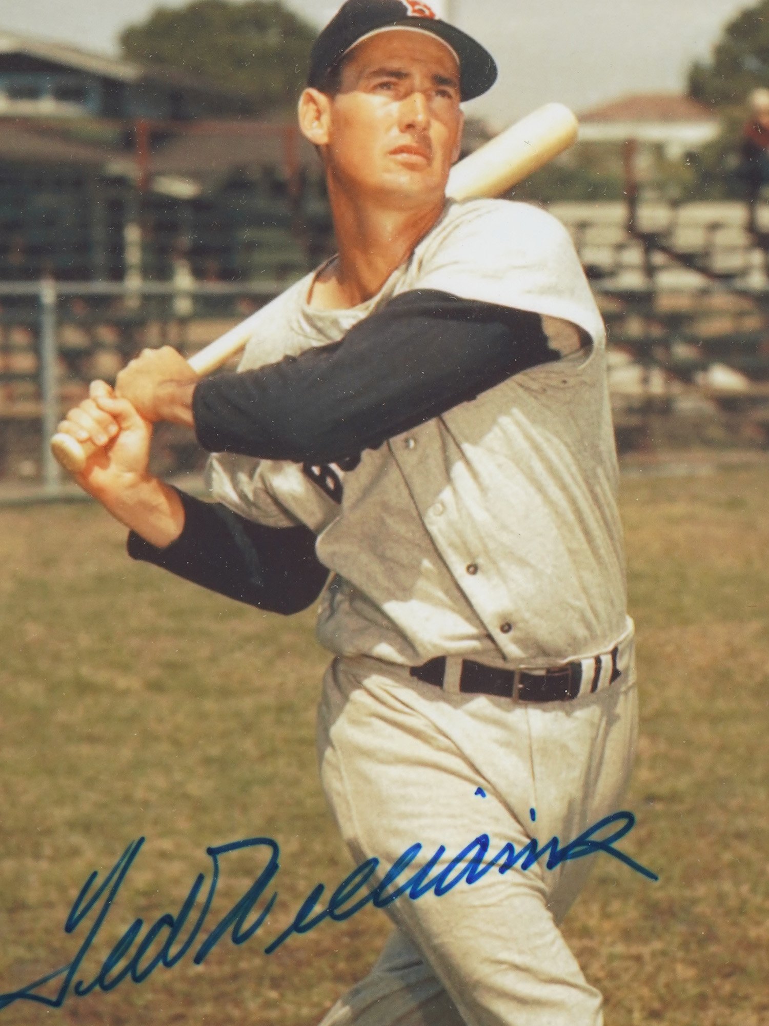 TEDDY BALLGAME AUTOGRAPHED PHOTO WITH COA PIC-2