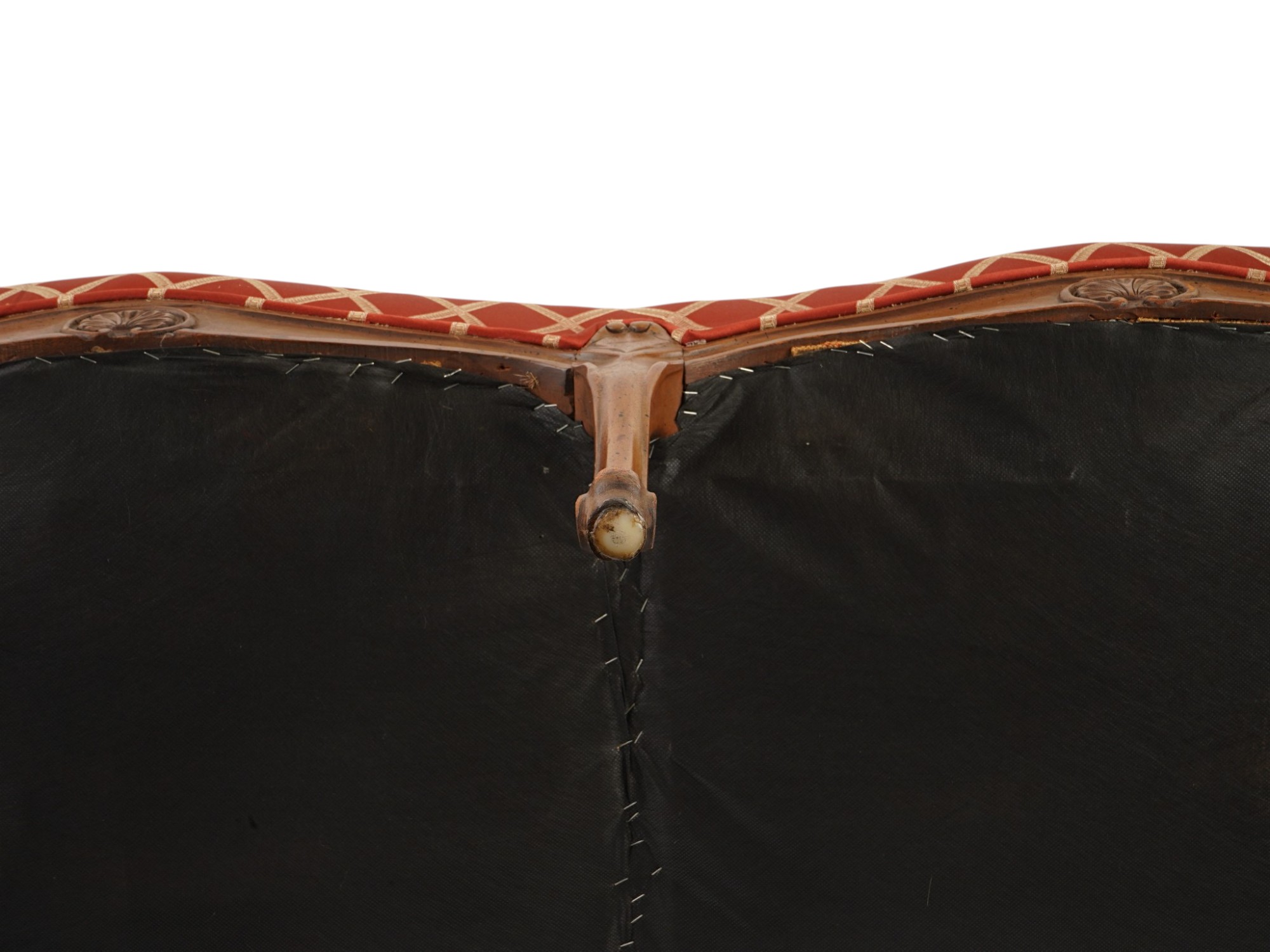 FRENCH LOUIS XV PROVINCIAL STYLE CANE BACK SETTEE PIC-10
