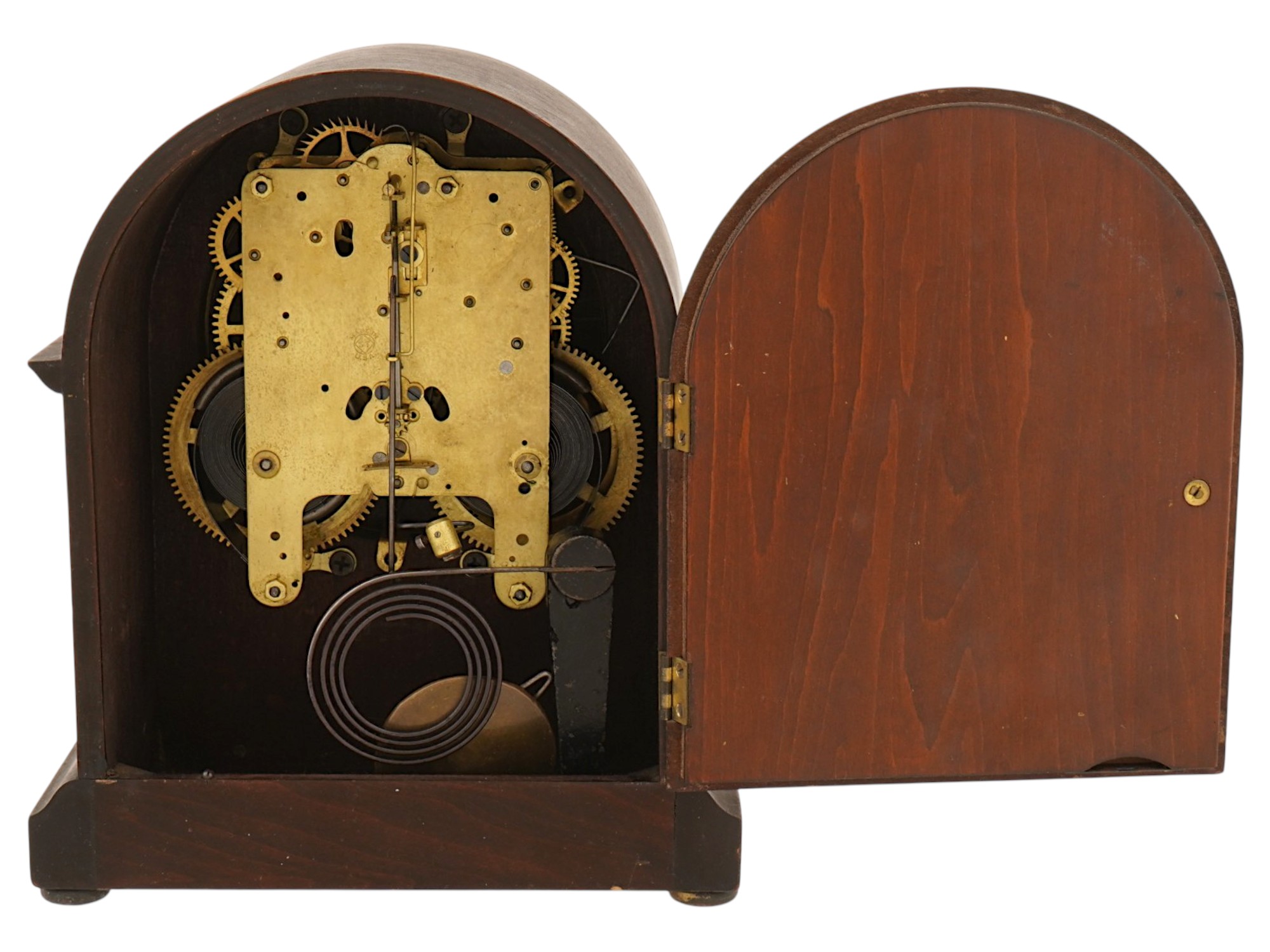 ANTIQUE AMERICAN SETH THOMAS MECHANICAL MANTEL CLOCK PIC-6