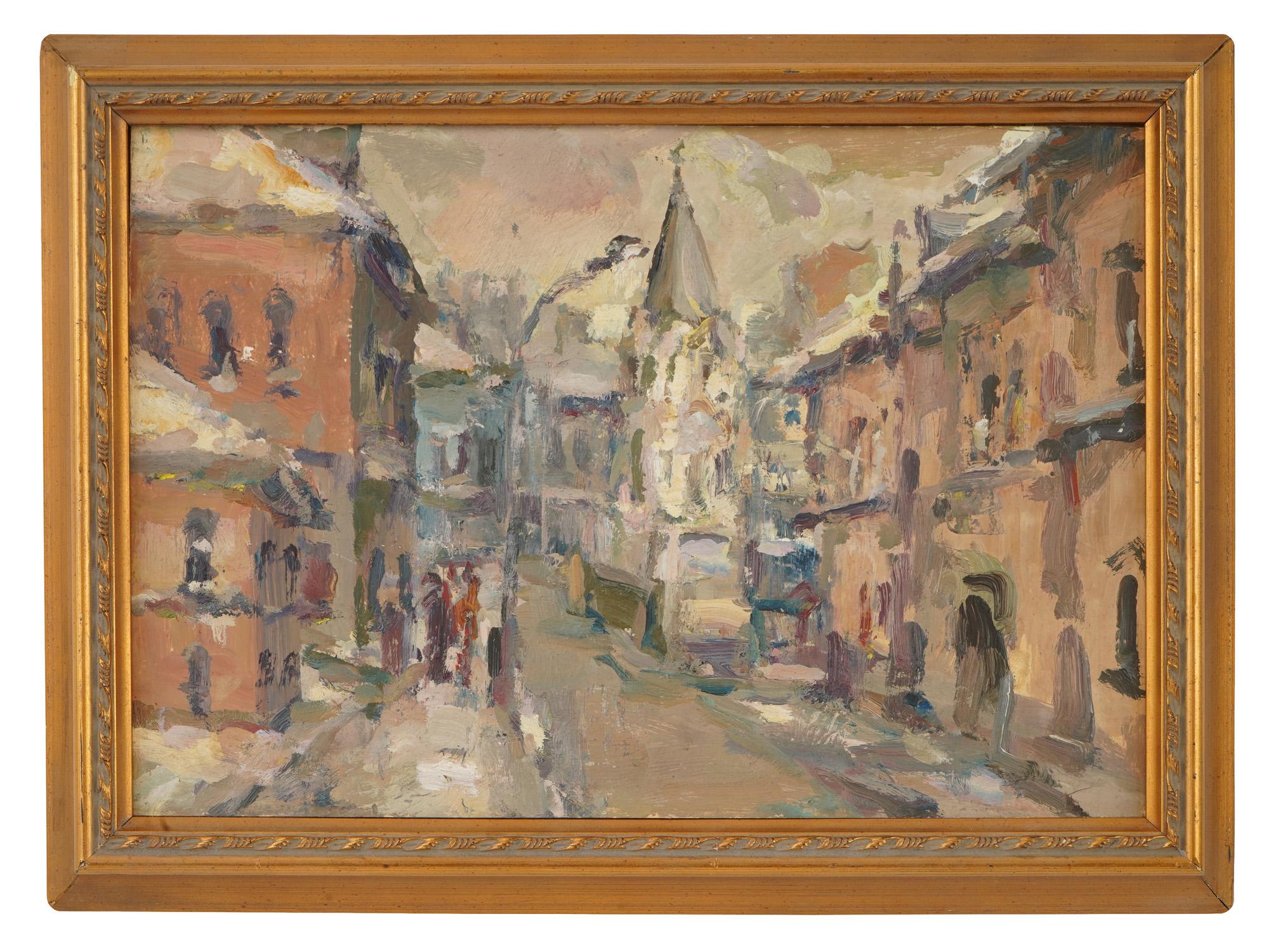 ALEXANDER FILIMONOV RUSSIAN CITYSCAPE OIL PAINTING PIC-