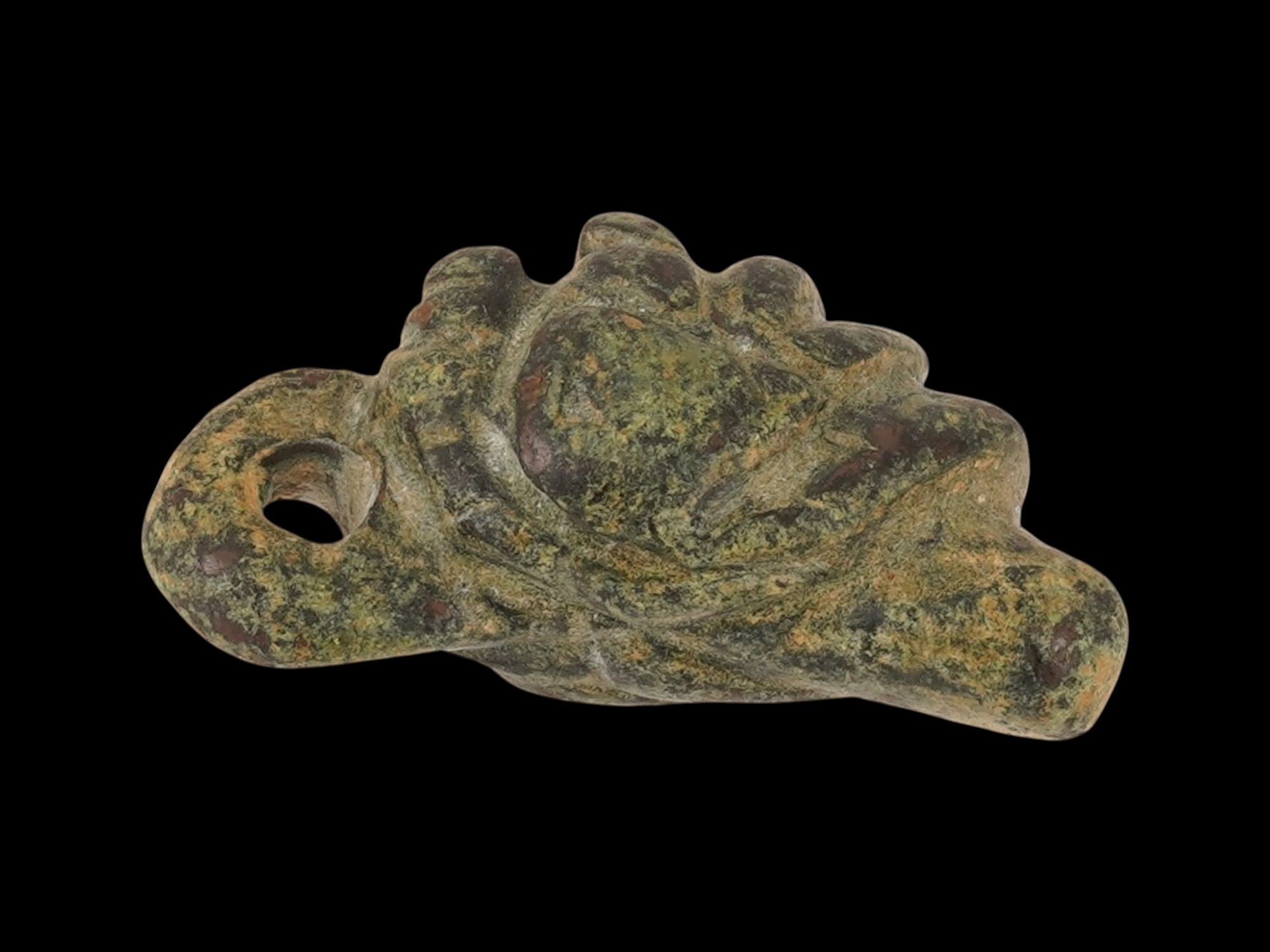 RARE ANCIENT PAZUZU DEMON GOD BRONZE PENDANT 700 500 BC PIC-2
