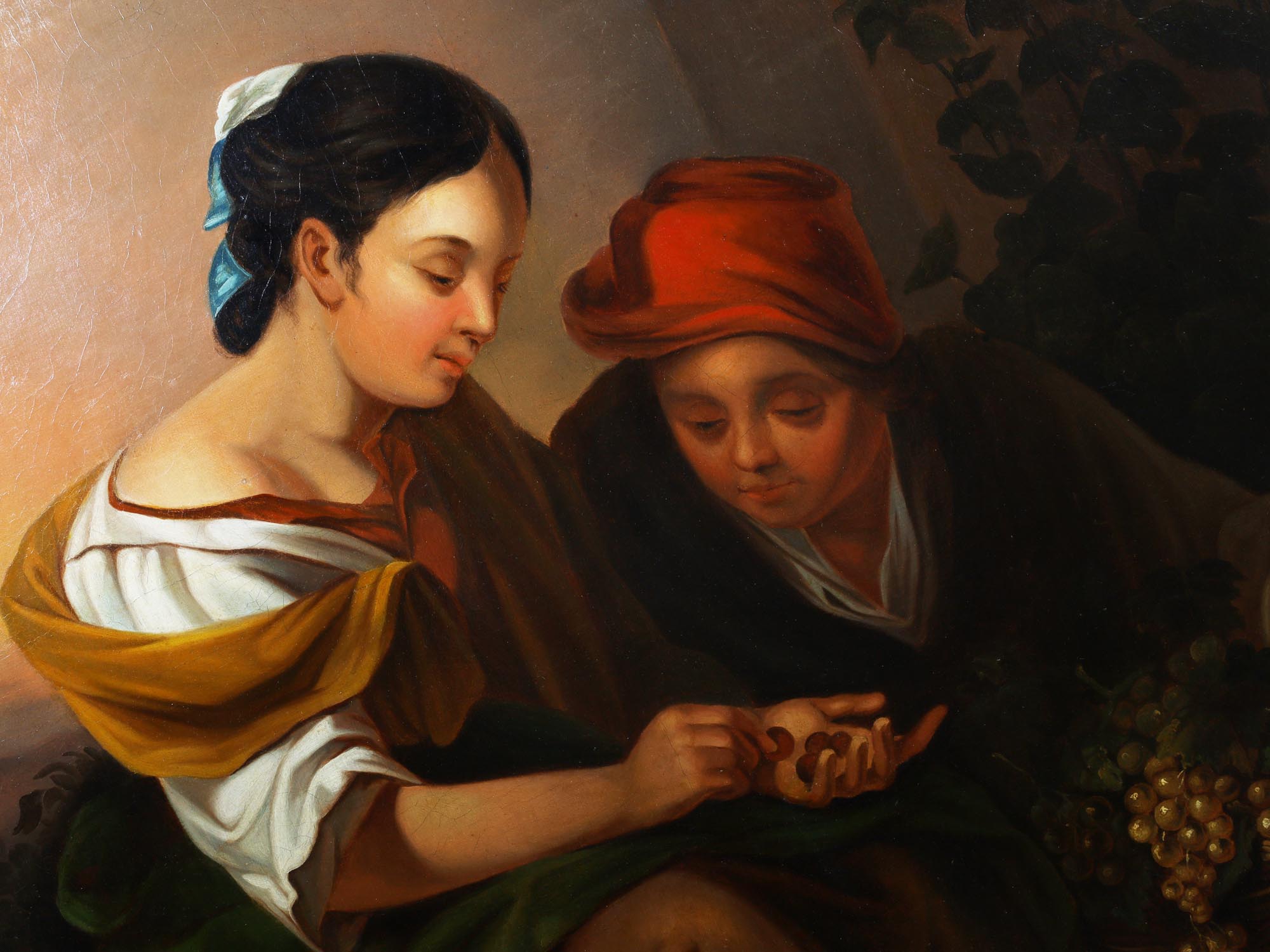 AN OIL ON CANVAS PAINTING AFTER ESTEBAN MURILLO PIC-1
