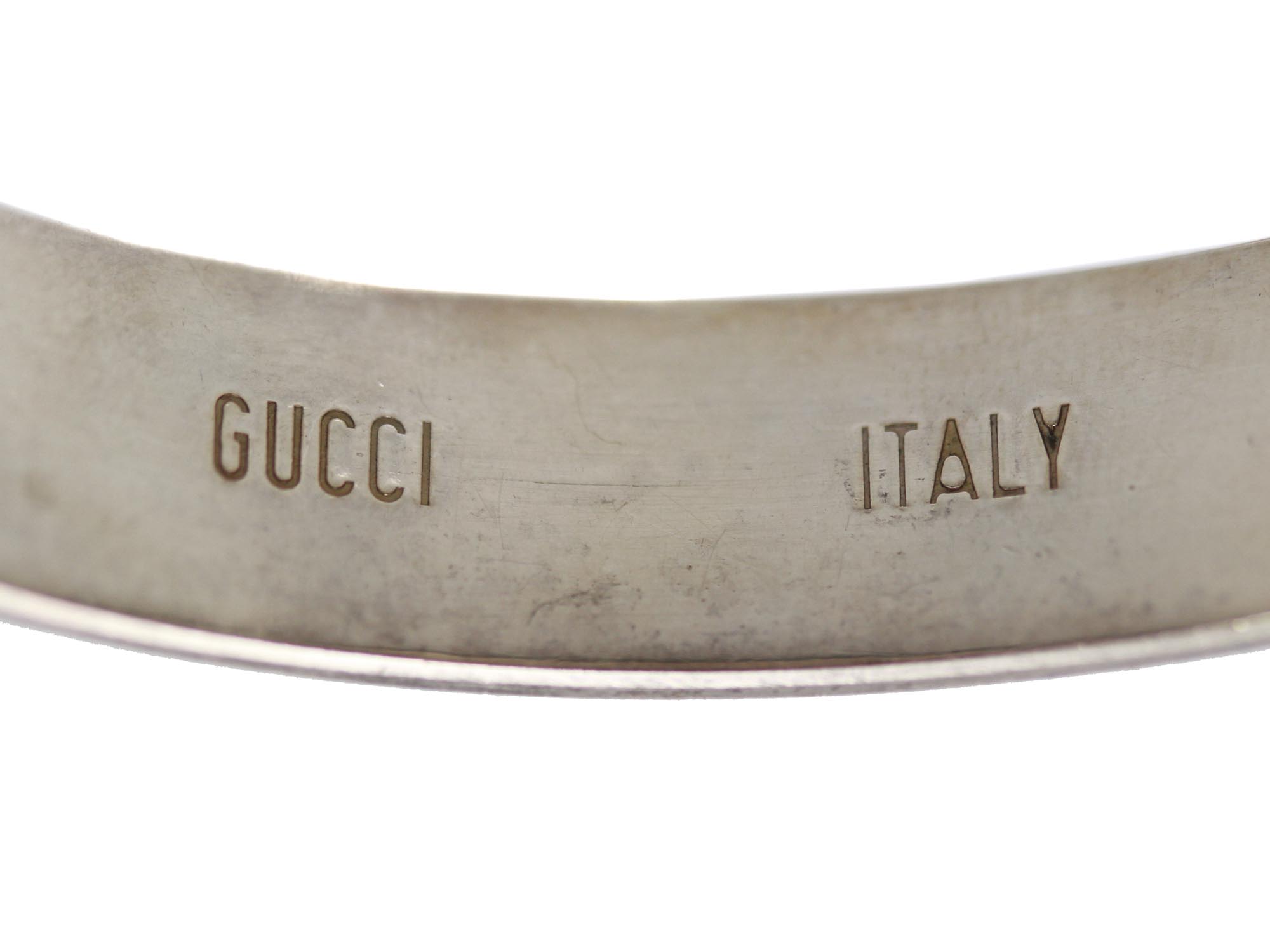 VINTAGE GUCCI BRACELET WATCH SILVER-COLOR IOB PIC-6