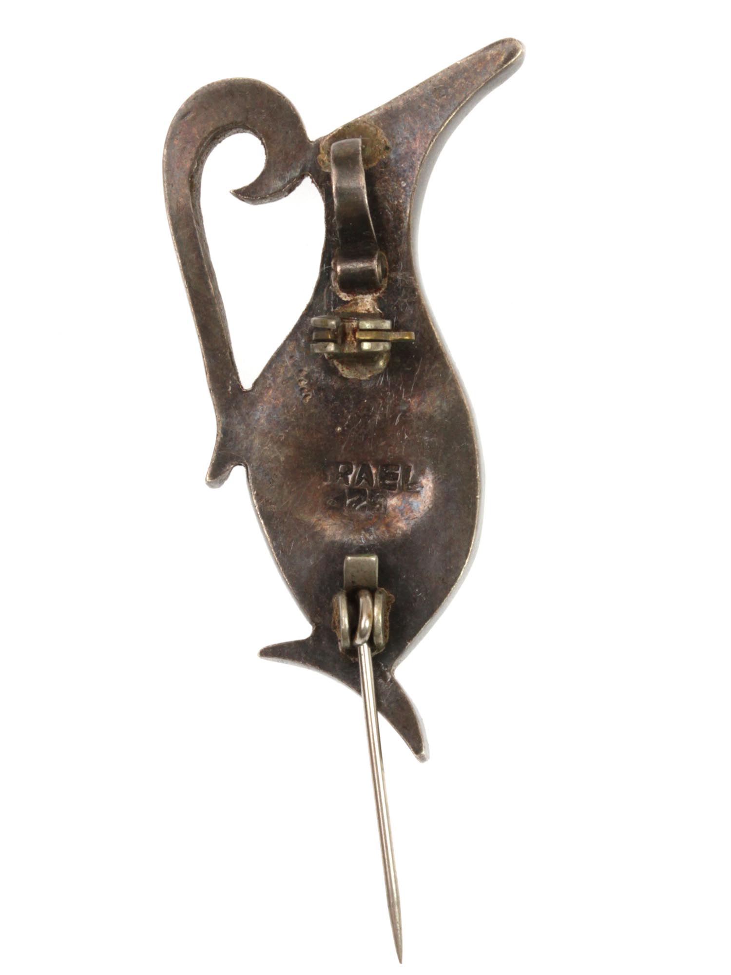 A LOT OF SILVER AND CUSTOM JEWELRY BROOCH PIC-3