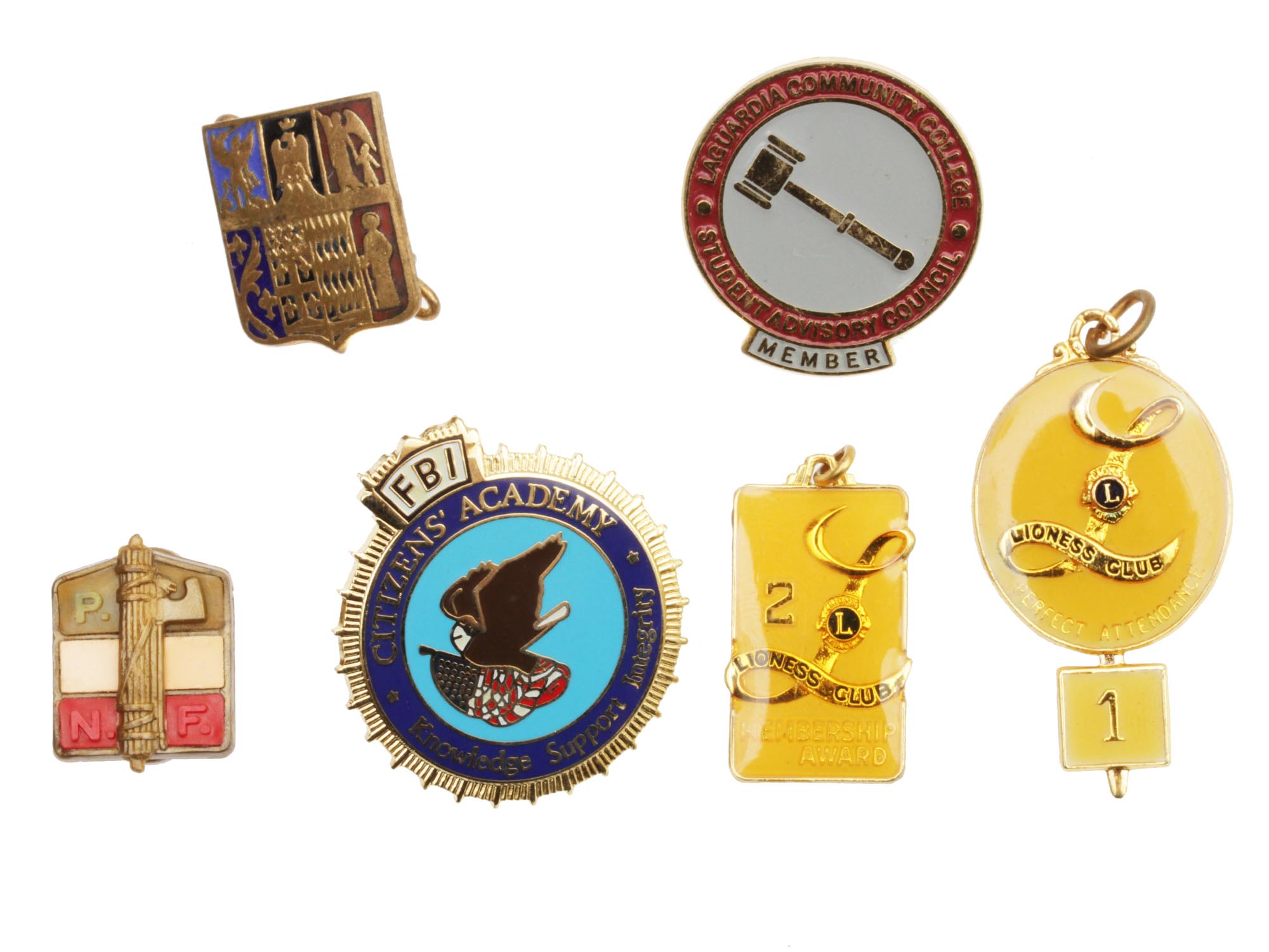 LOT OF VARIOUS WWII & MODERN PINS AND BADGES PIC-2