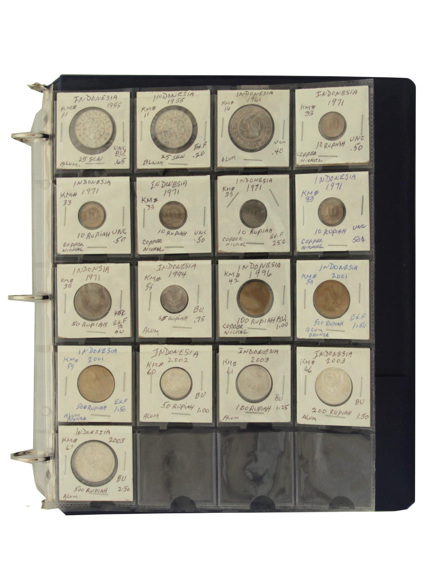 A COLLECTION OF INDONESIAN COINS PIC-1