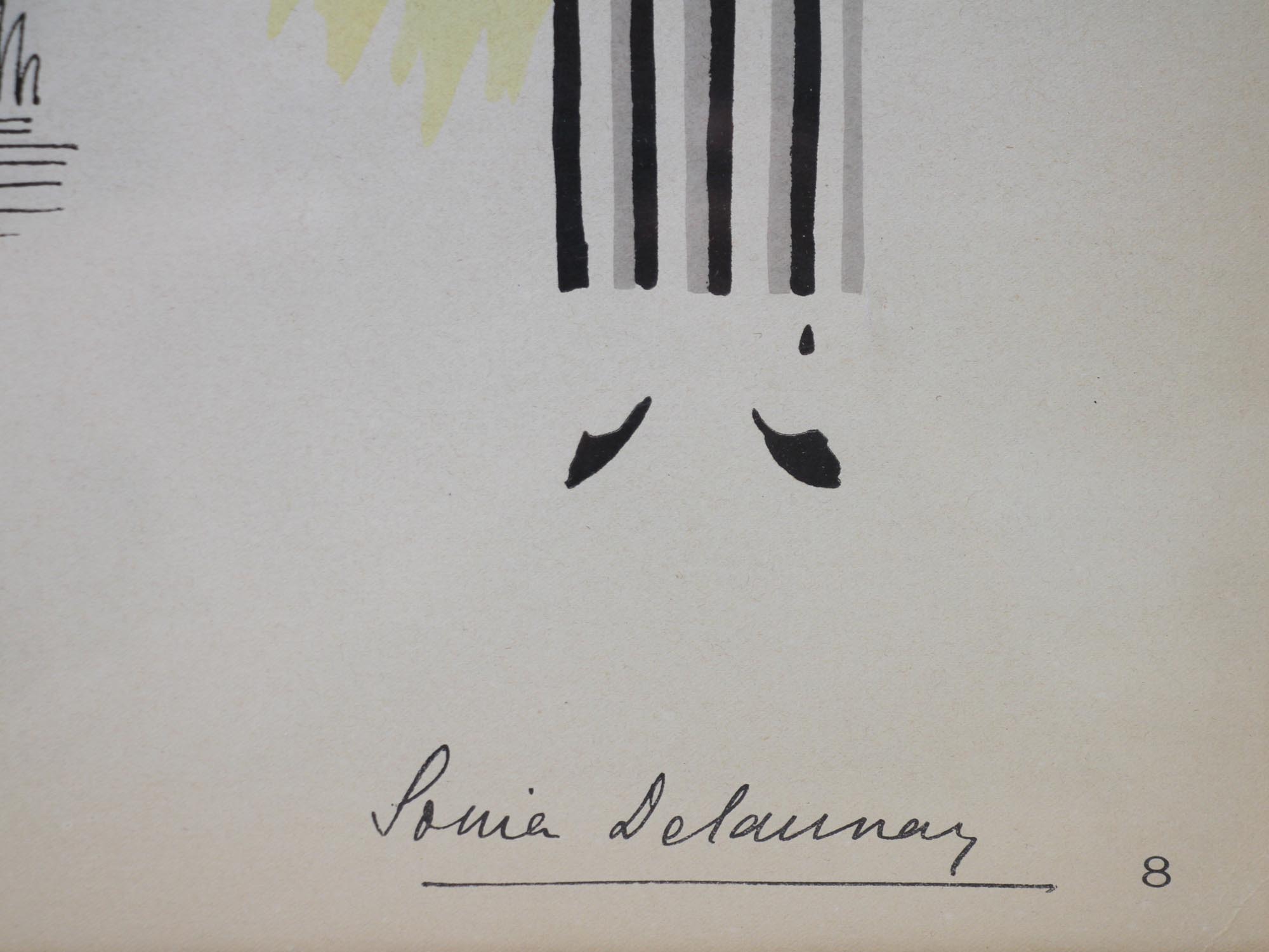 FRENCH FASHION PRINT POCHOIR BY SONIA DELAUNAY PIC-4