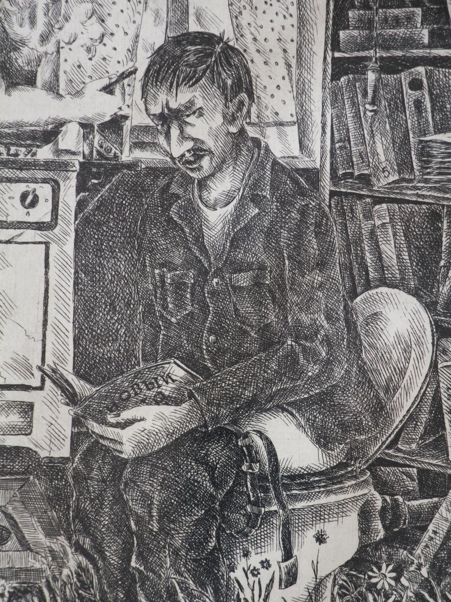 RUSSIAN ETCHING LIFE IS GOOD BY ALEXANDER KALUGIN PIC-2