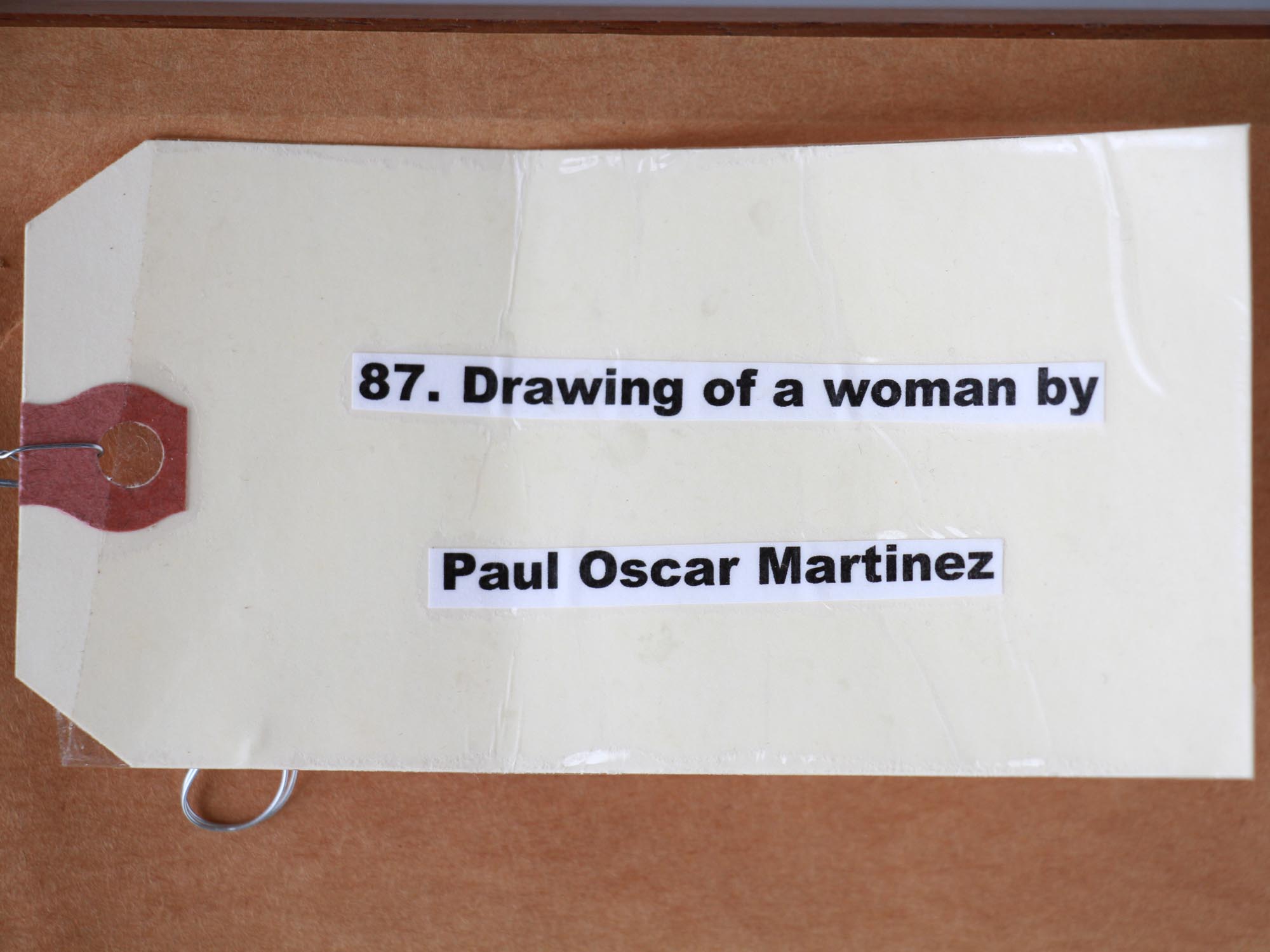 MIXED MEDIA PAINTING WOMAN BY PAUL OSCAR MARTINEZ PIC-5