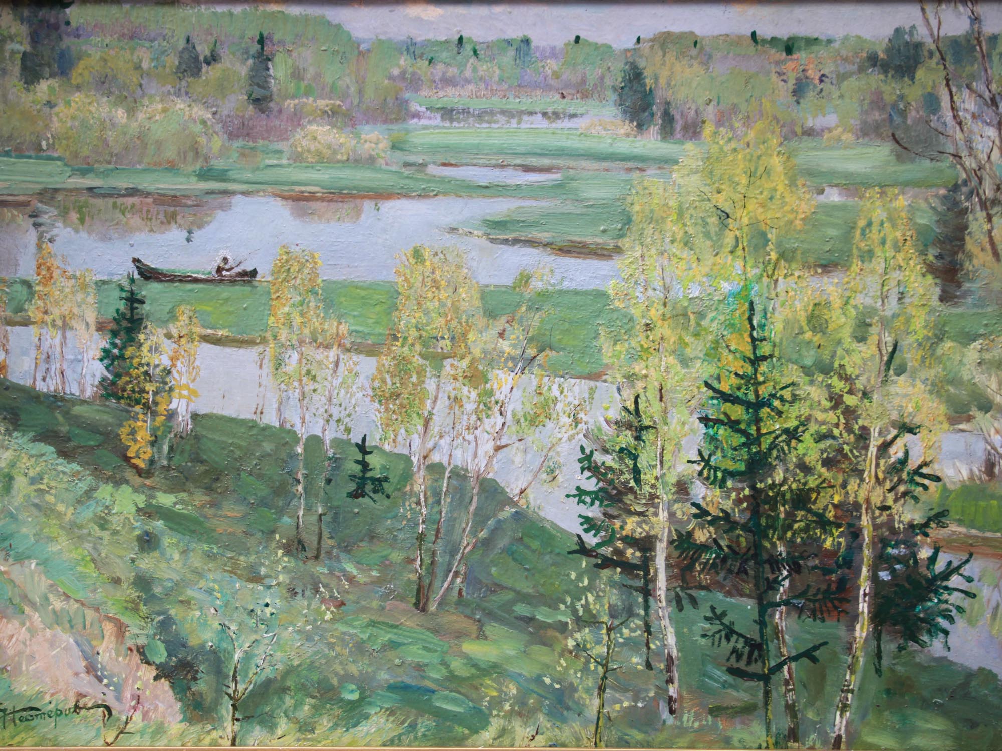 A RUSSIAN OIL PAINTING BY MIKHAIL NESTEROV PIC-3