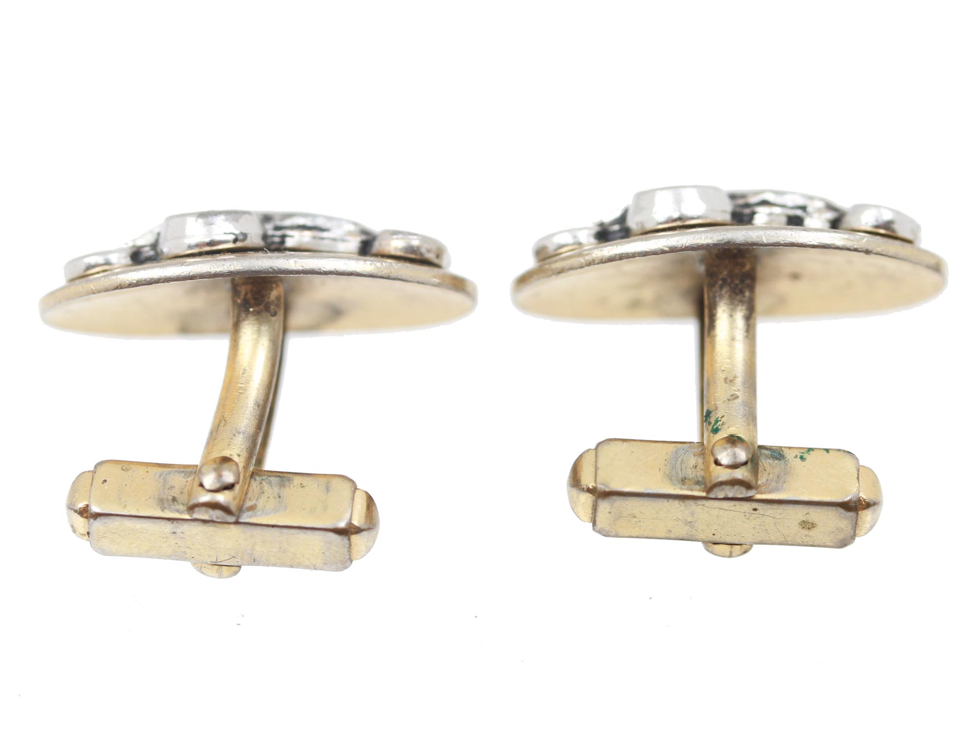 A VINTAGE ANSON CUFFLINKS WITH FORD MODEL T PIC-2