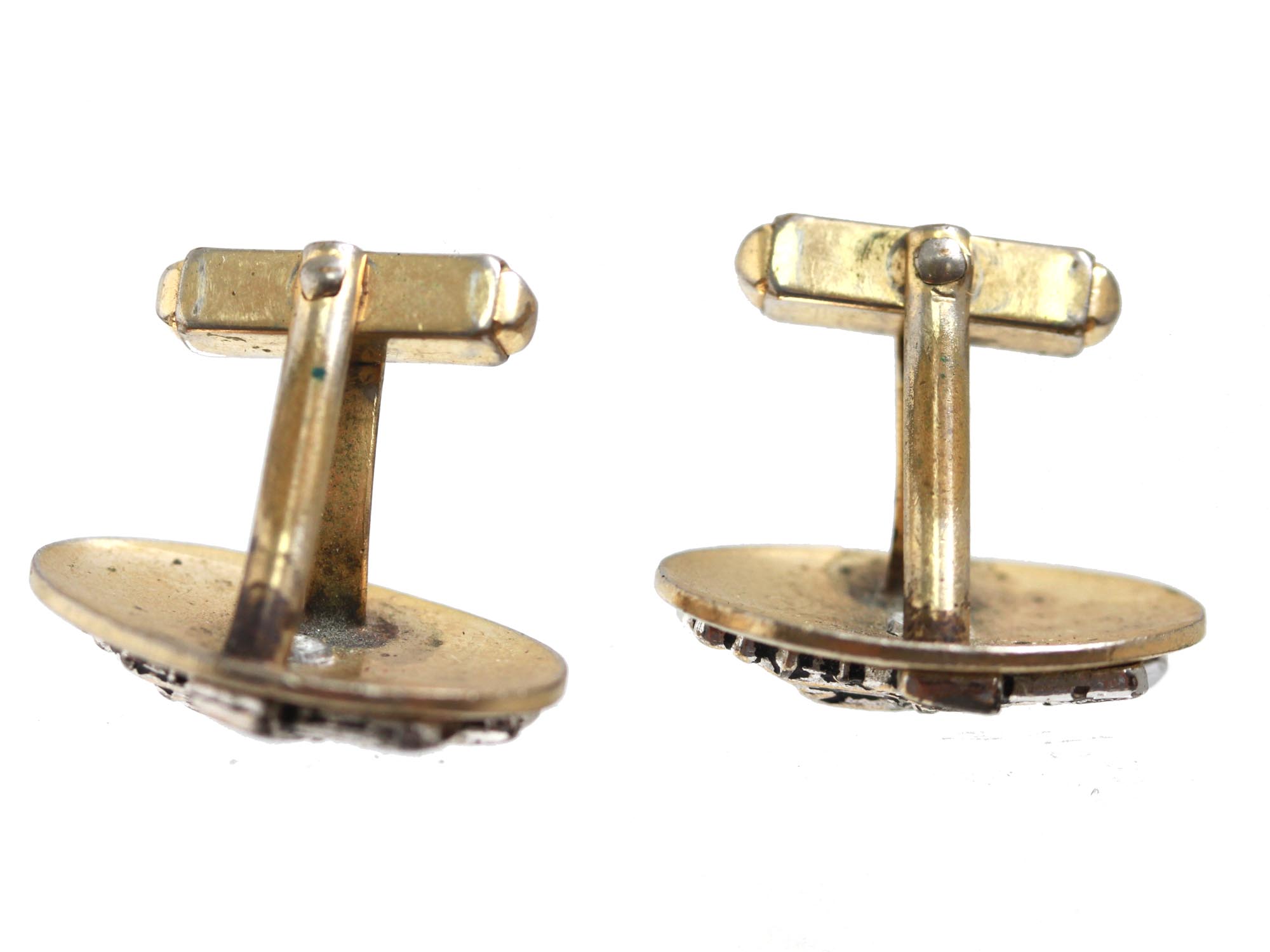 A VINTAGE ANSON CUFFLINKS WITH FORD MODEL T PIC-3