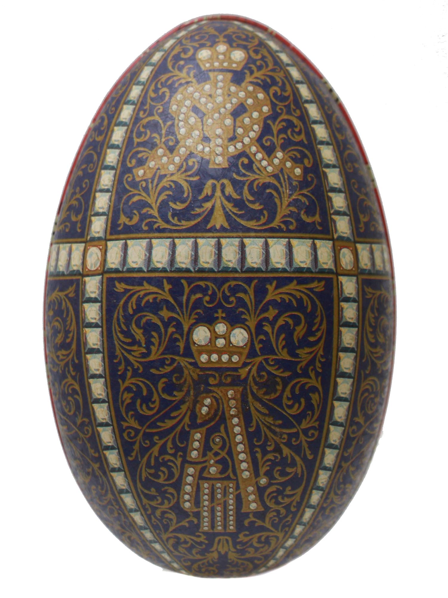 RUSSIAN ROYAL EGG MONOGRAM OF TSAR ALEXANDER III PIC-1