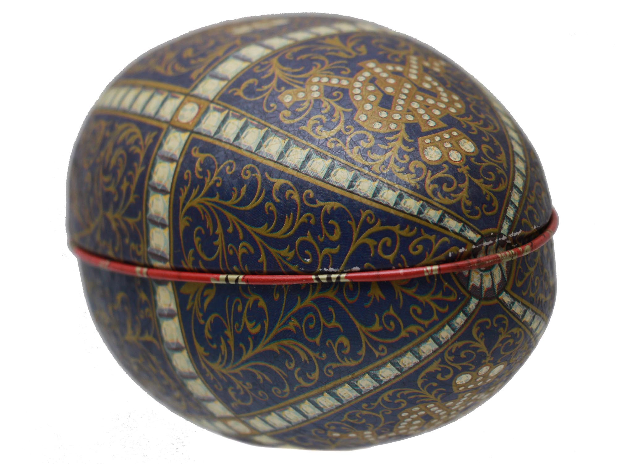 RUSSIAN ROYAL EGG MONOGRAM OF TSAR ALEXANDER III PIC-3