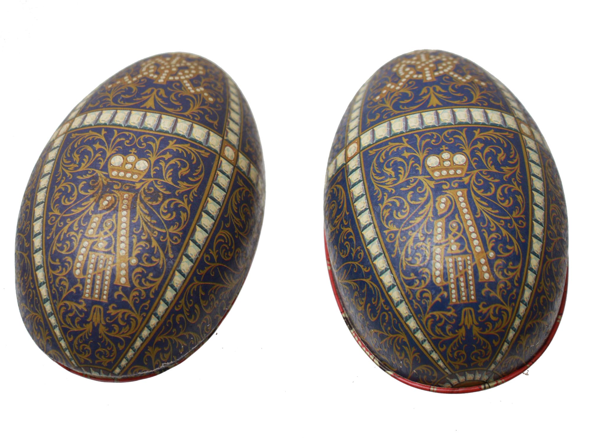 RUSSIAN ROYAL EGG MONOGRAM OF TSAR ALEXANDER III PIC-4