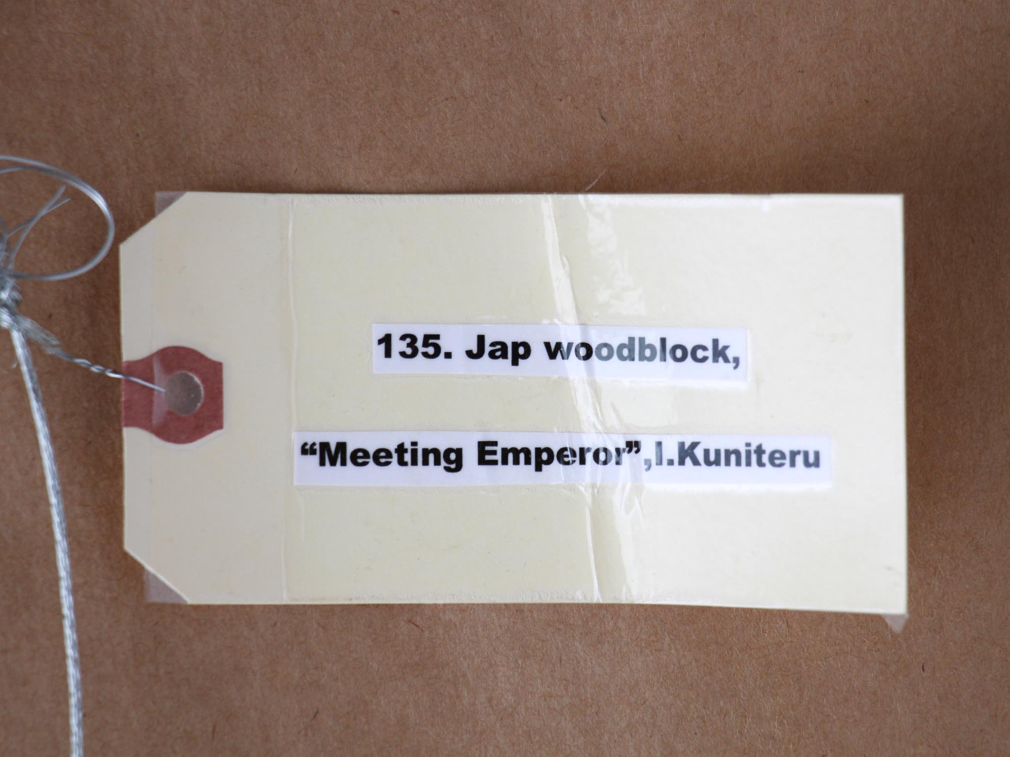 AN ANTIQUE JAPANESE WOODBLOCK PRINT BY KUNITERU PIC-5