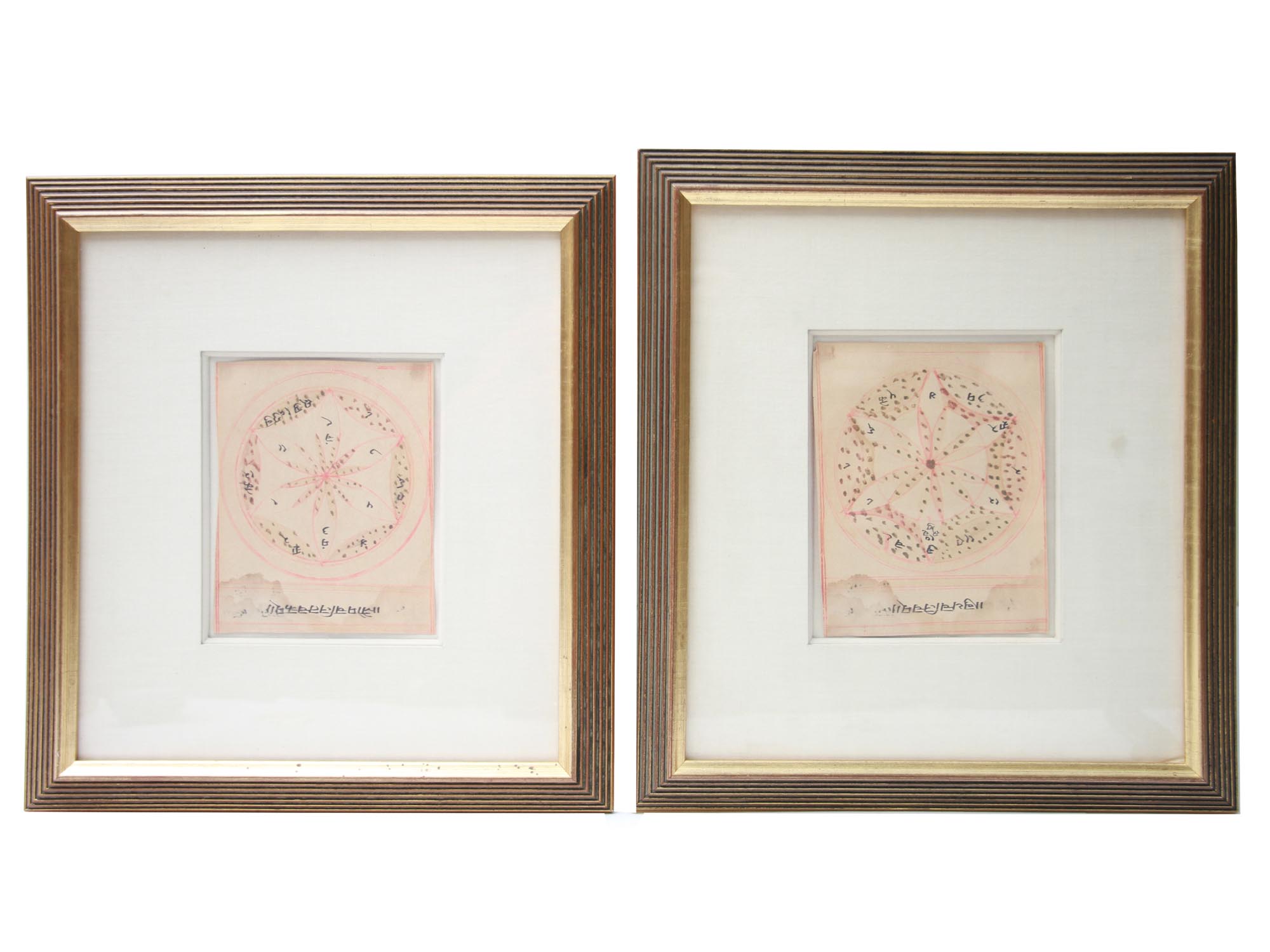 PAIR OF ISLAMIC MANUSCRIPT WATERCOLOR PAINTINGS PIC-0