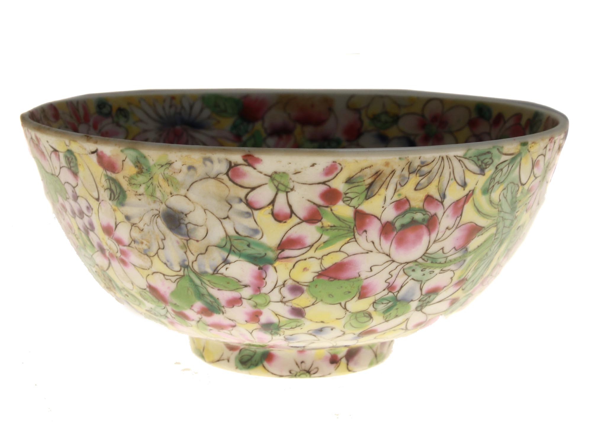 A VINTAGE JAPANESE ACF DECORATED PORCELAIN BOWL PIC-0