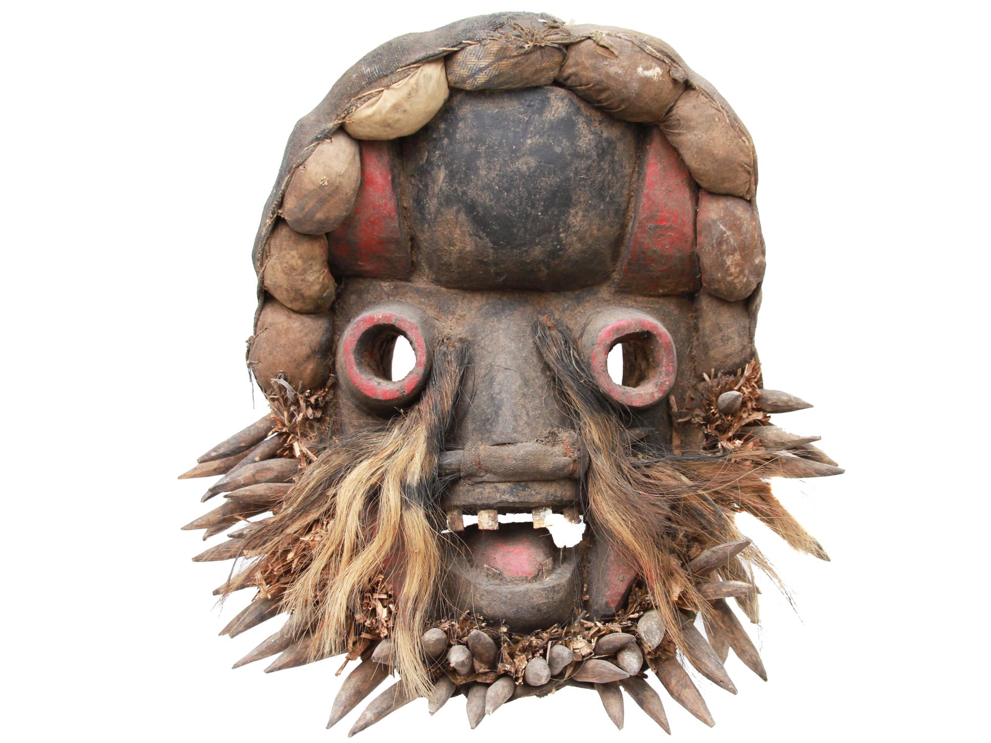 A VINTAGE AFRICAN GERE OR WOBE MASK, IVORY COAST PIC-0