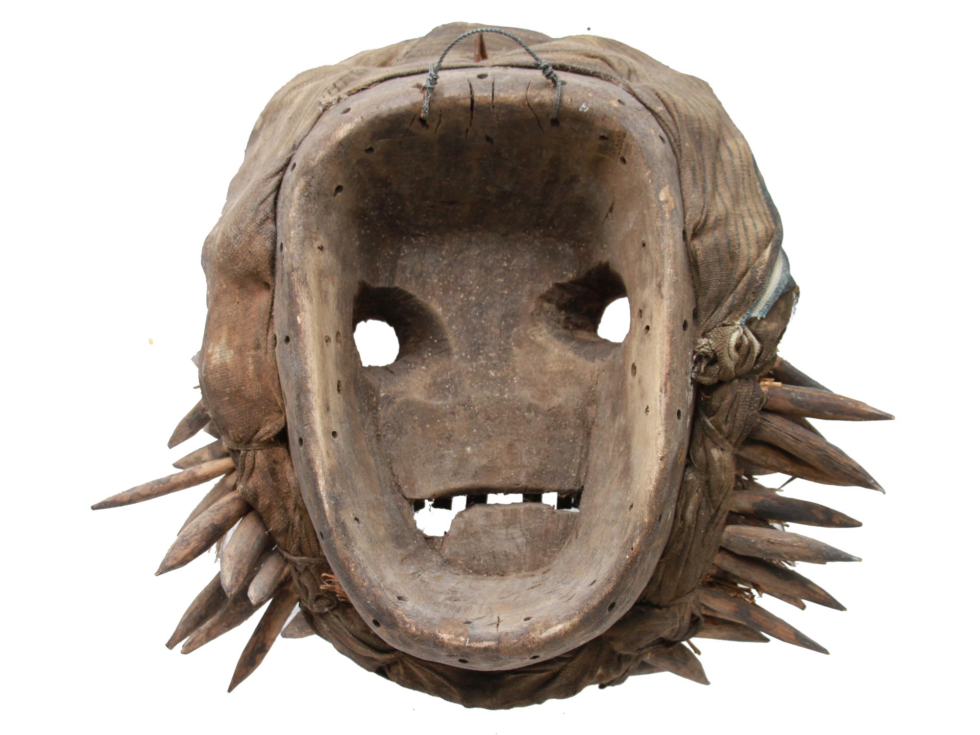 A VINTAGE AFRICAN GERE OR WOBE MASK, IVORY COAST PIC-3