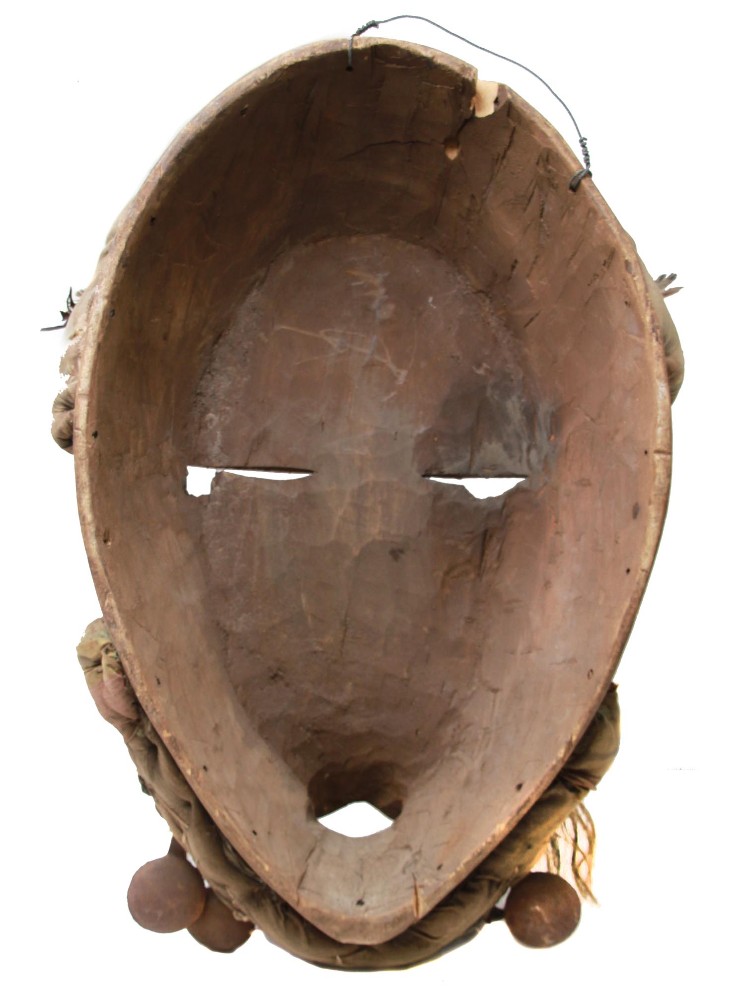 A VINTAGE AFRICAN DAN WOODEN MASK PIC-5