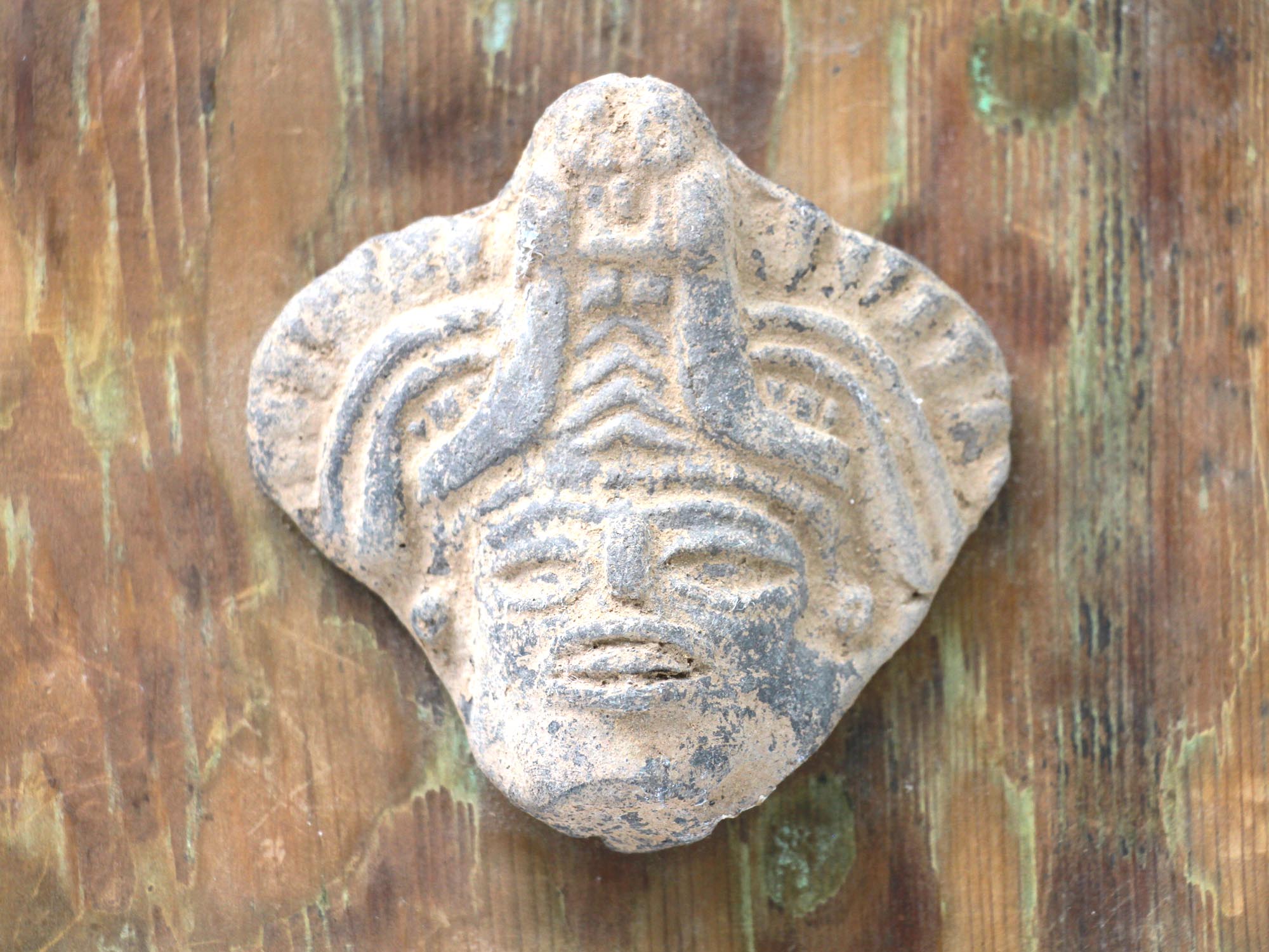 ANCIENT TEOTIHUACAN MEXICO CARVED STONE ARTIFACT PIC-1