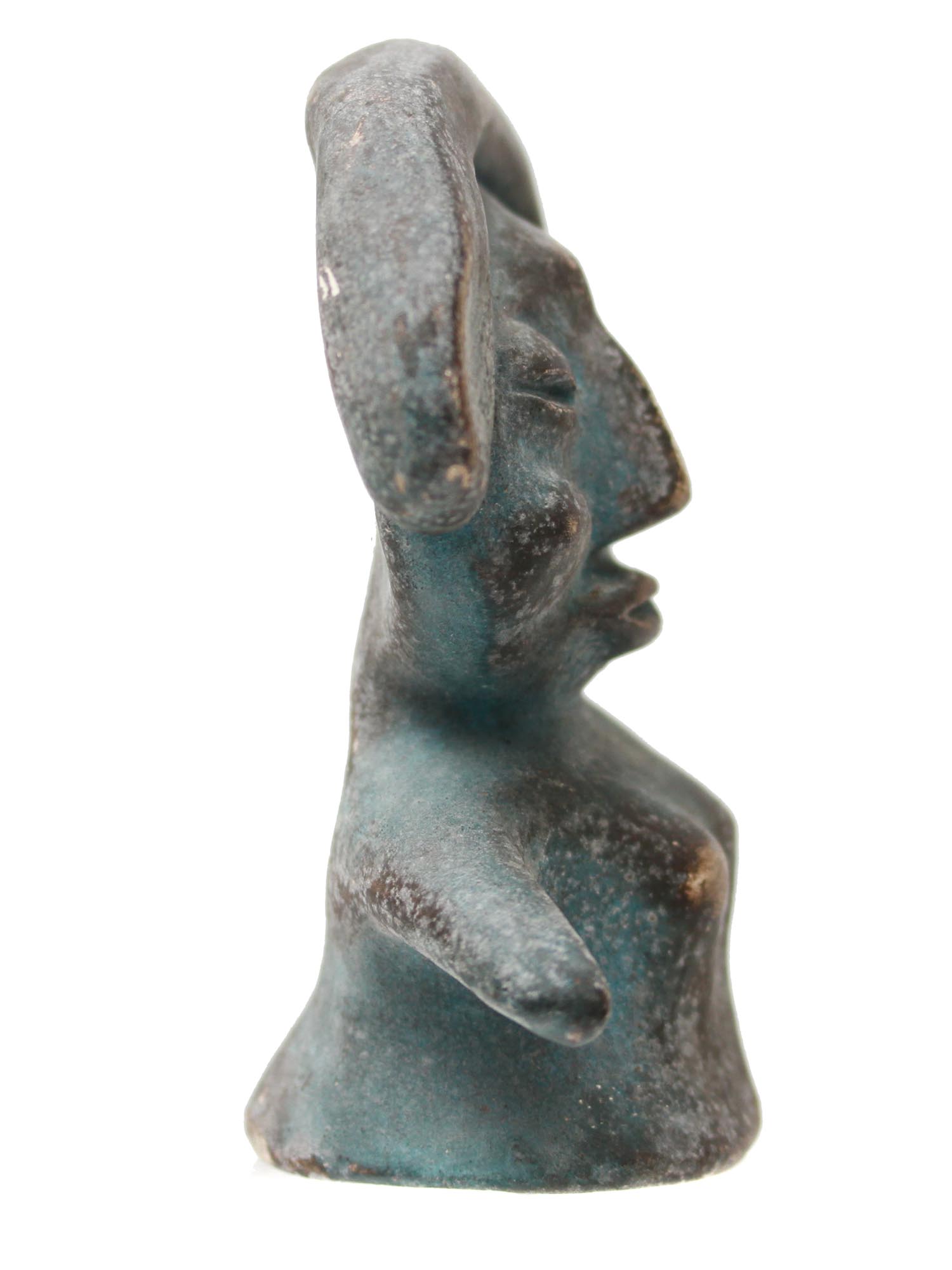 SOUTHERN AMERICAN CERAMIC STATUETTE OF NUDE WOMAN PIC-2