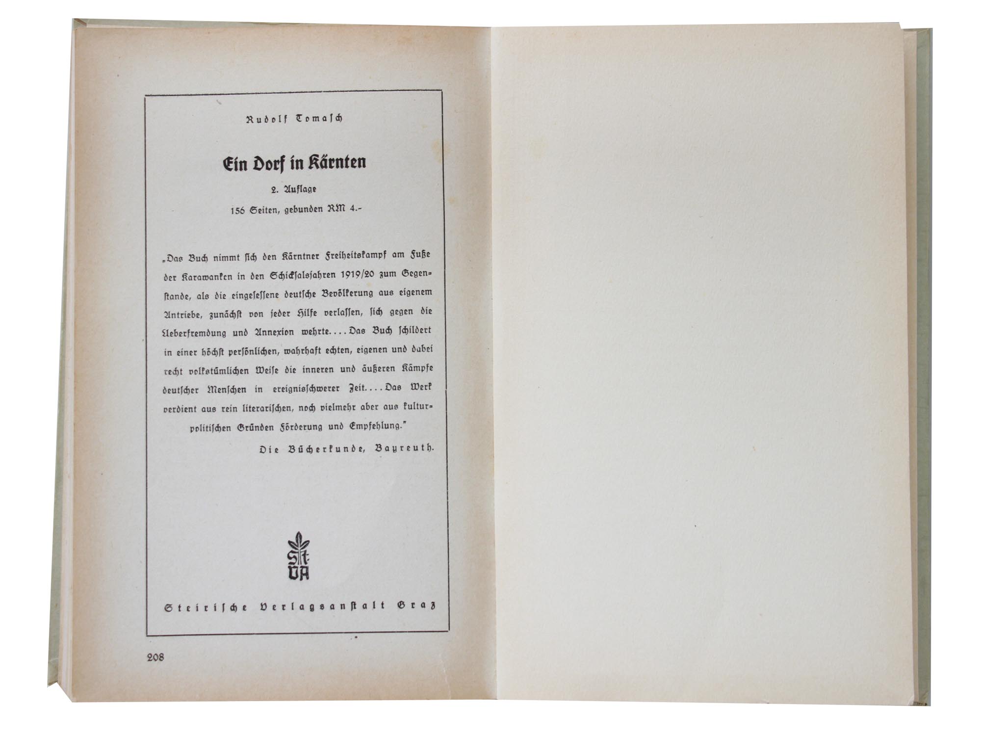 GERMAN BOOK BIOGRAPHY WITH ADOLF HITLER EXLIBRIS PIC-6