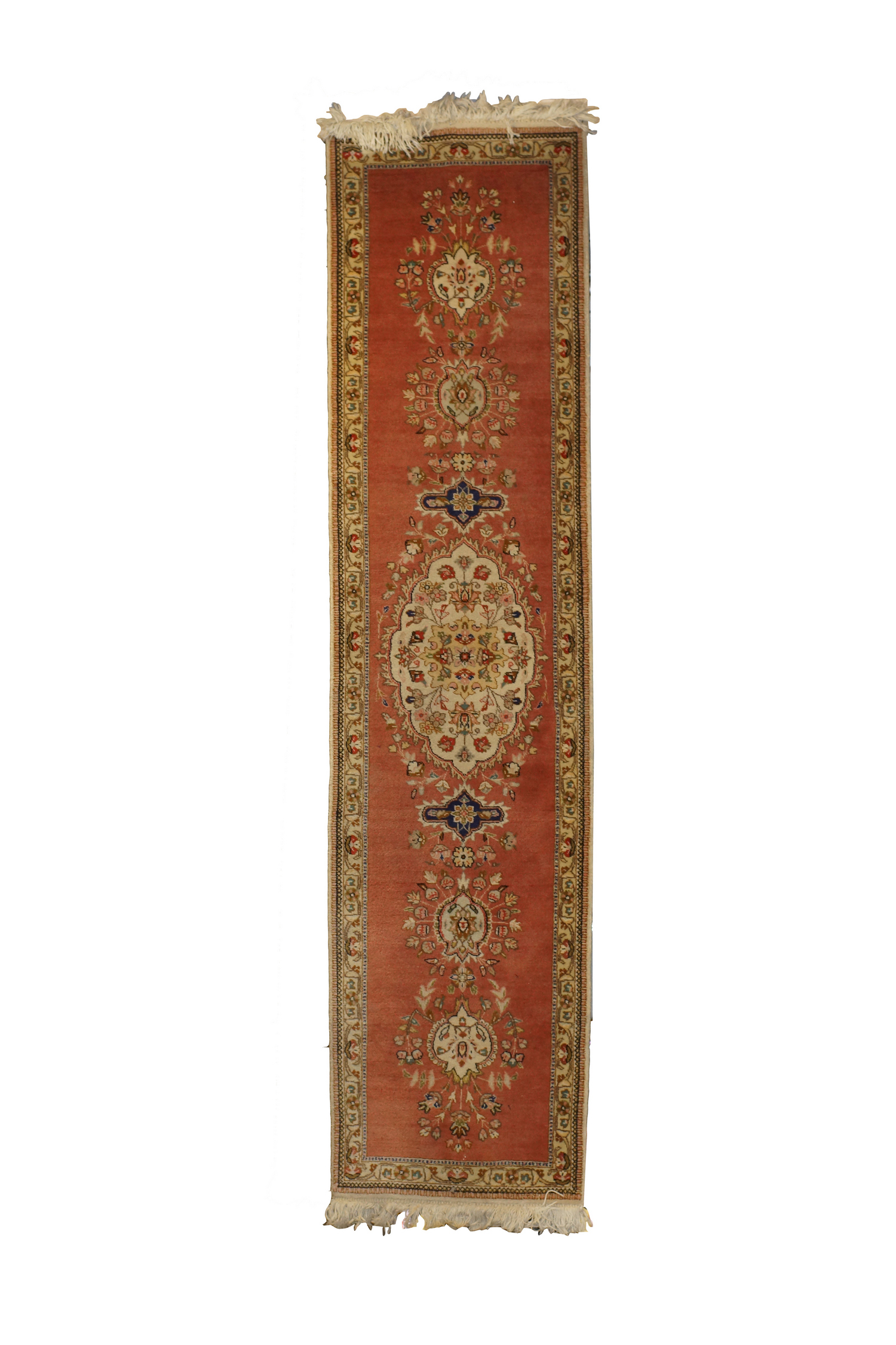 A VINTAGE PERSIAN HAND-WOVEN CARPET RUNNER PIC-1