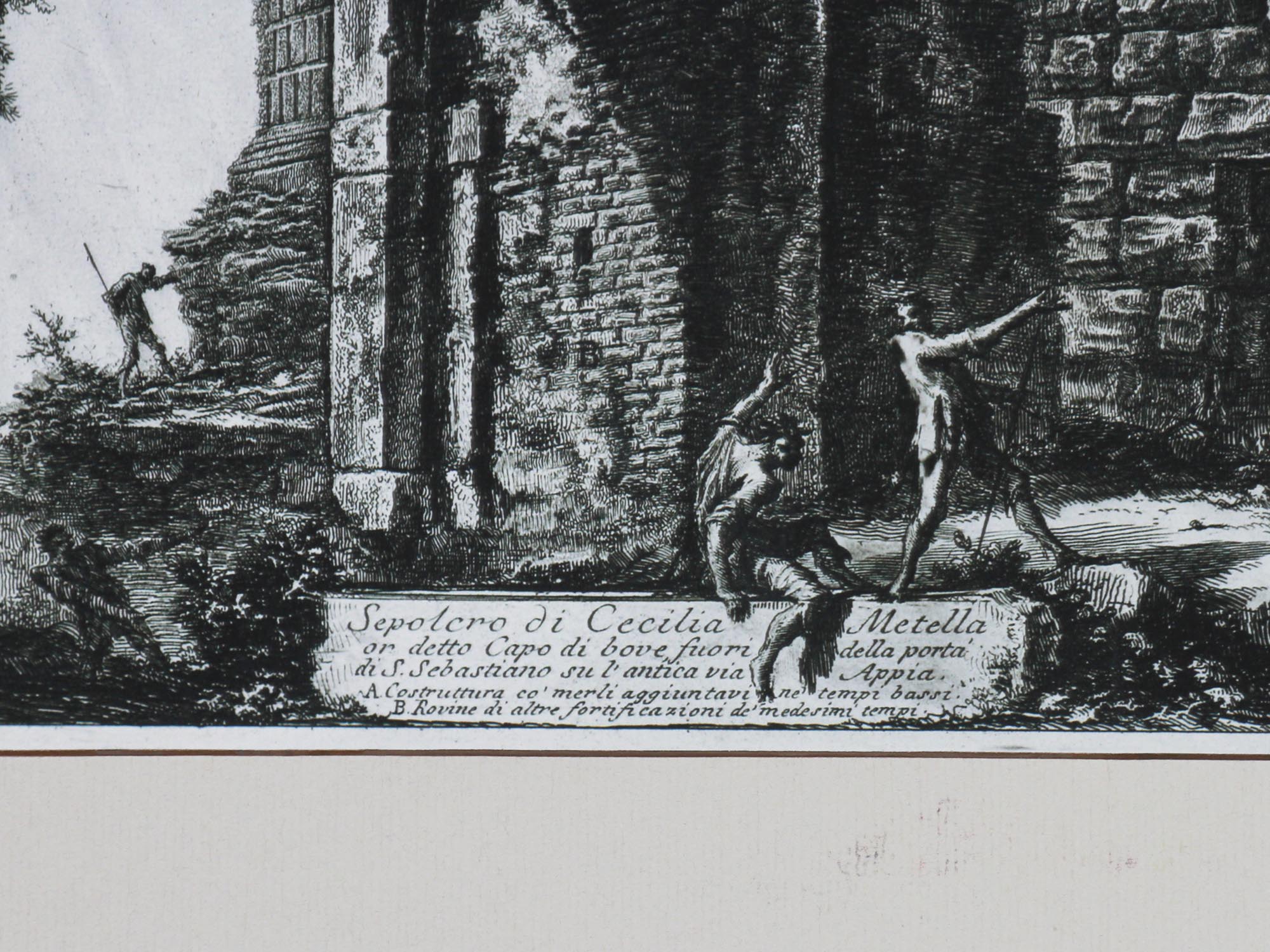 AFTER PIRANESI PAIR OF ENGRAVINGS ITALIAN VIEWS PIC-7