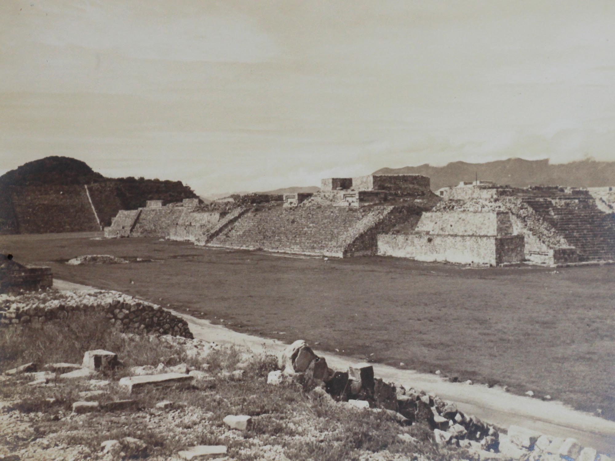 PAIR OF VINTAGE SEPIA PHOTOS SOUTH AMERICAN VIEWS PIC-1