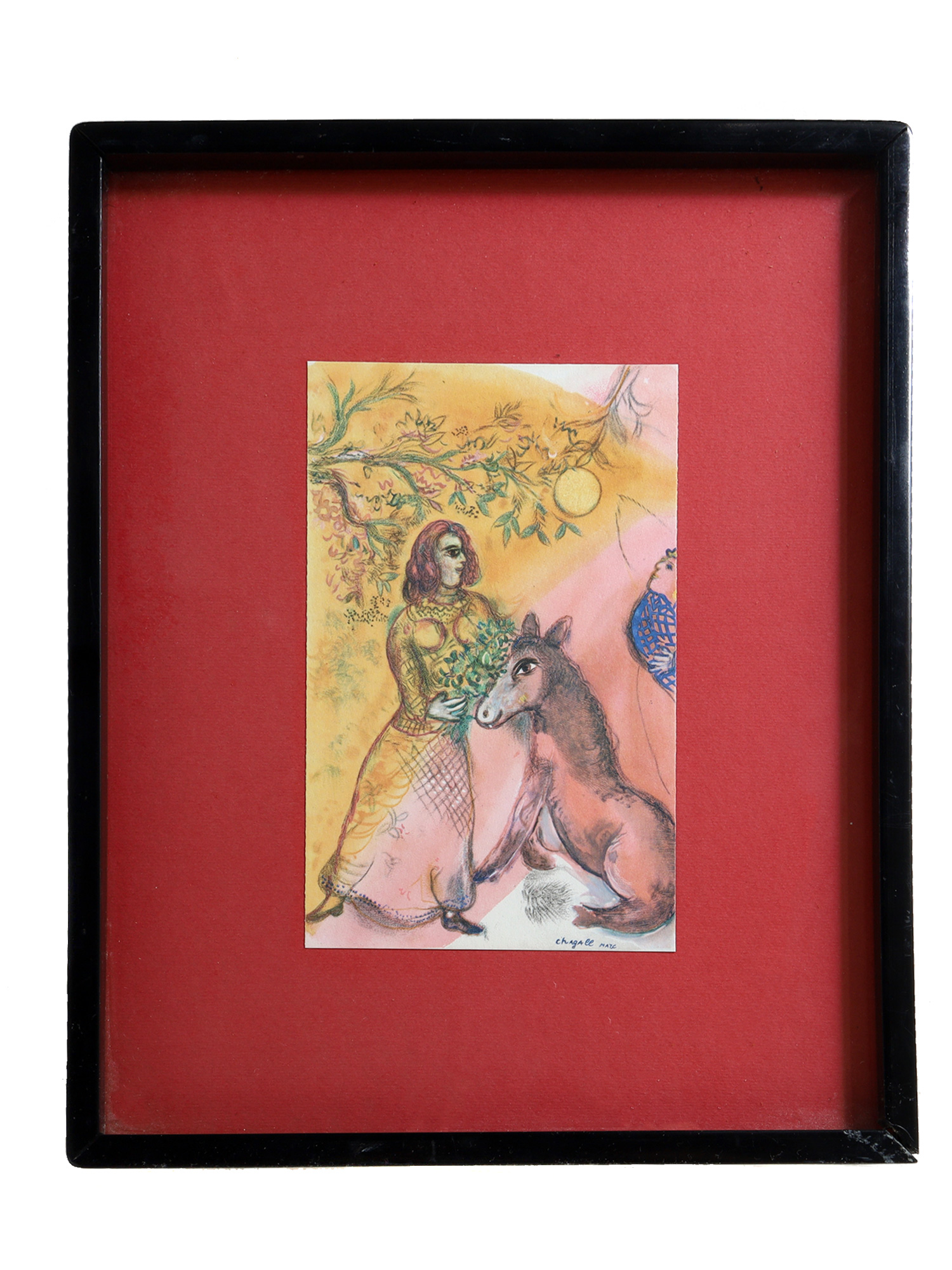 A MARC CHAGALL (RUSSIAN) ATTRIBUTED TO PAINTING PIC-1