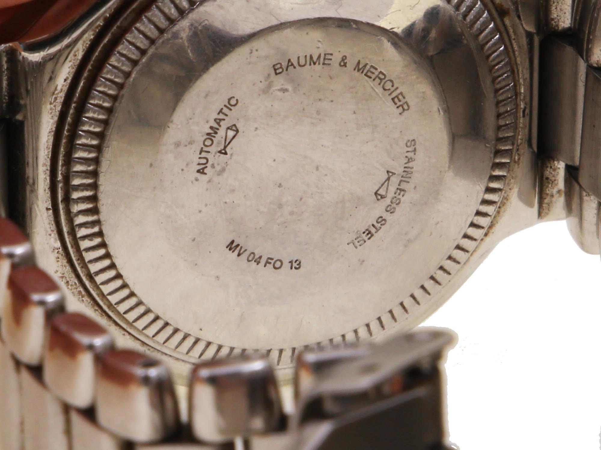 A BAUME & MERCIER FORMULA S AUTOMATIC WATCH PIC-7