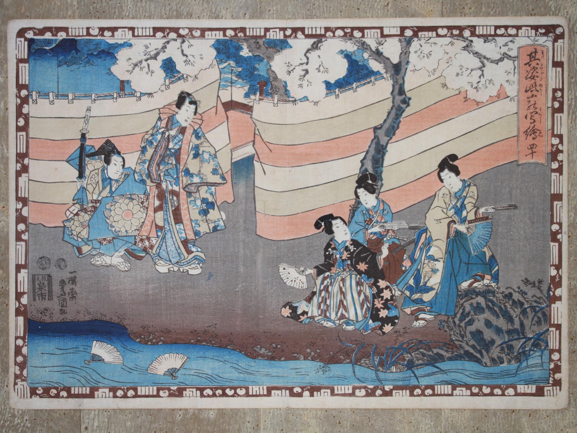 A JAPANESE WOODBLOCK PRINT BY UTAGAWA KUNISADA PIC-1