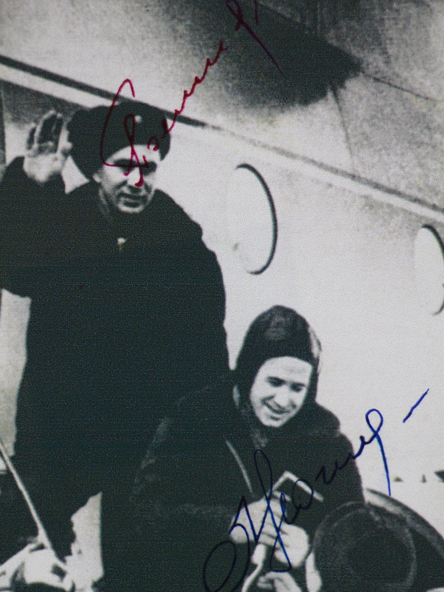 A SOVIET SIGNED PHOTOGRAPH OF LEONOV AND BELYAEV PIC-1