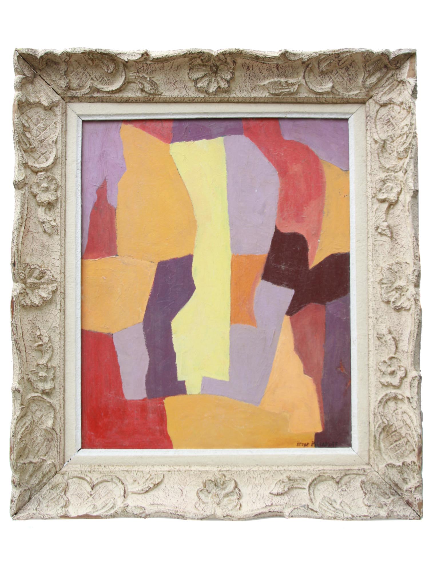 A SERGE POLIAKOFF RUSSIAN OIL ON BOARD PAINTING PIC-0