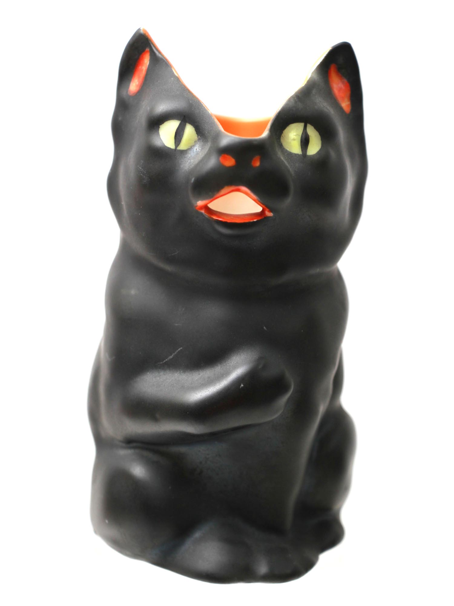 ROYAL BAYREUTH BLACK CAT PORCELAIN WATER PITCHER PIC-1