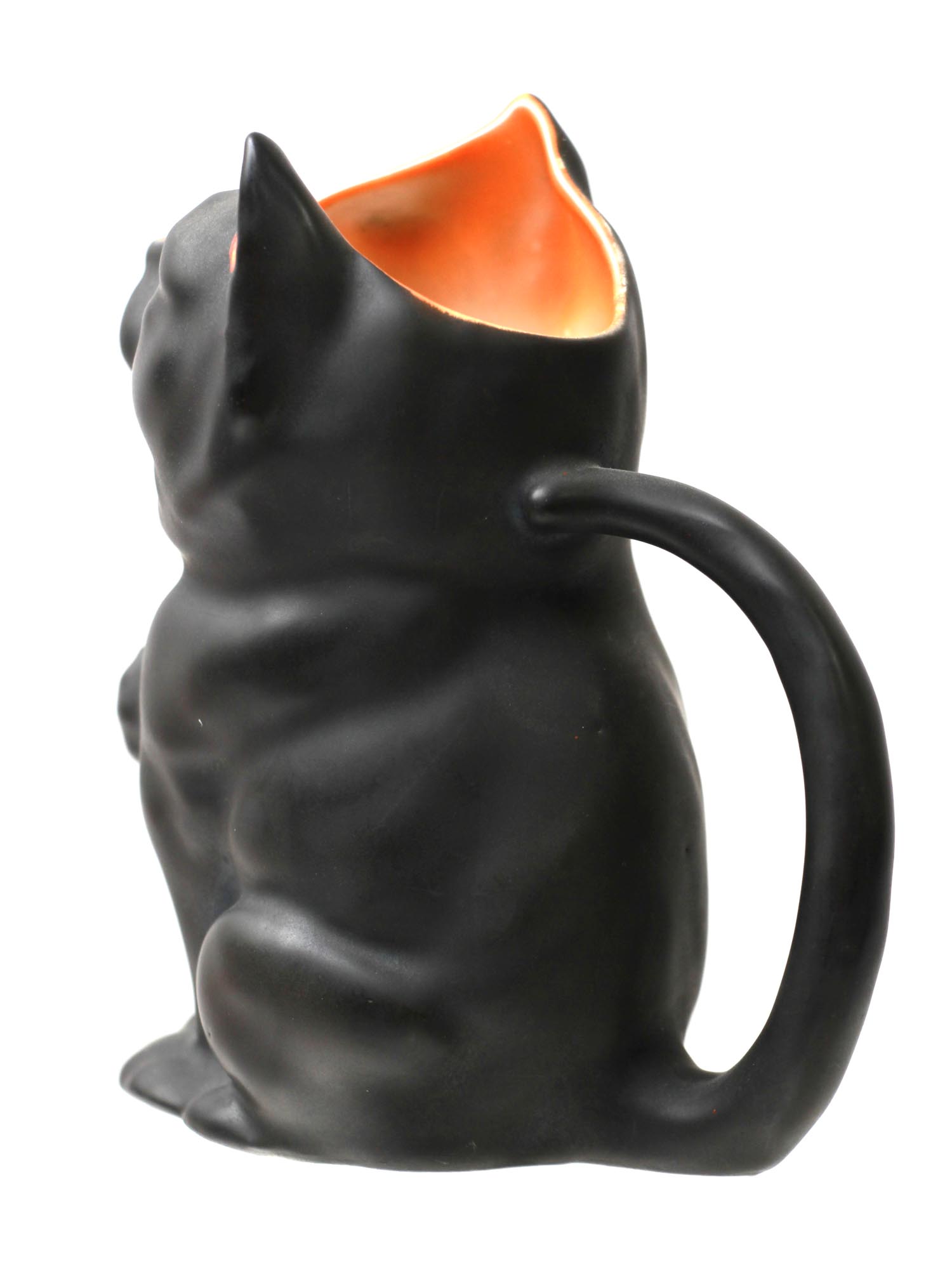 ROYAL BAYREUTH BLACK CAT PORCELAIN WATER PITCHER PIC-3