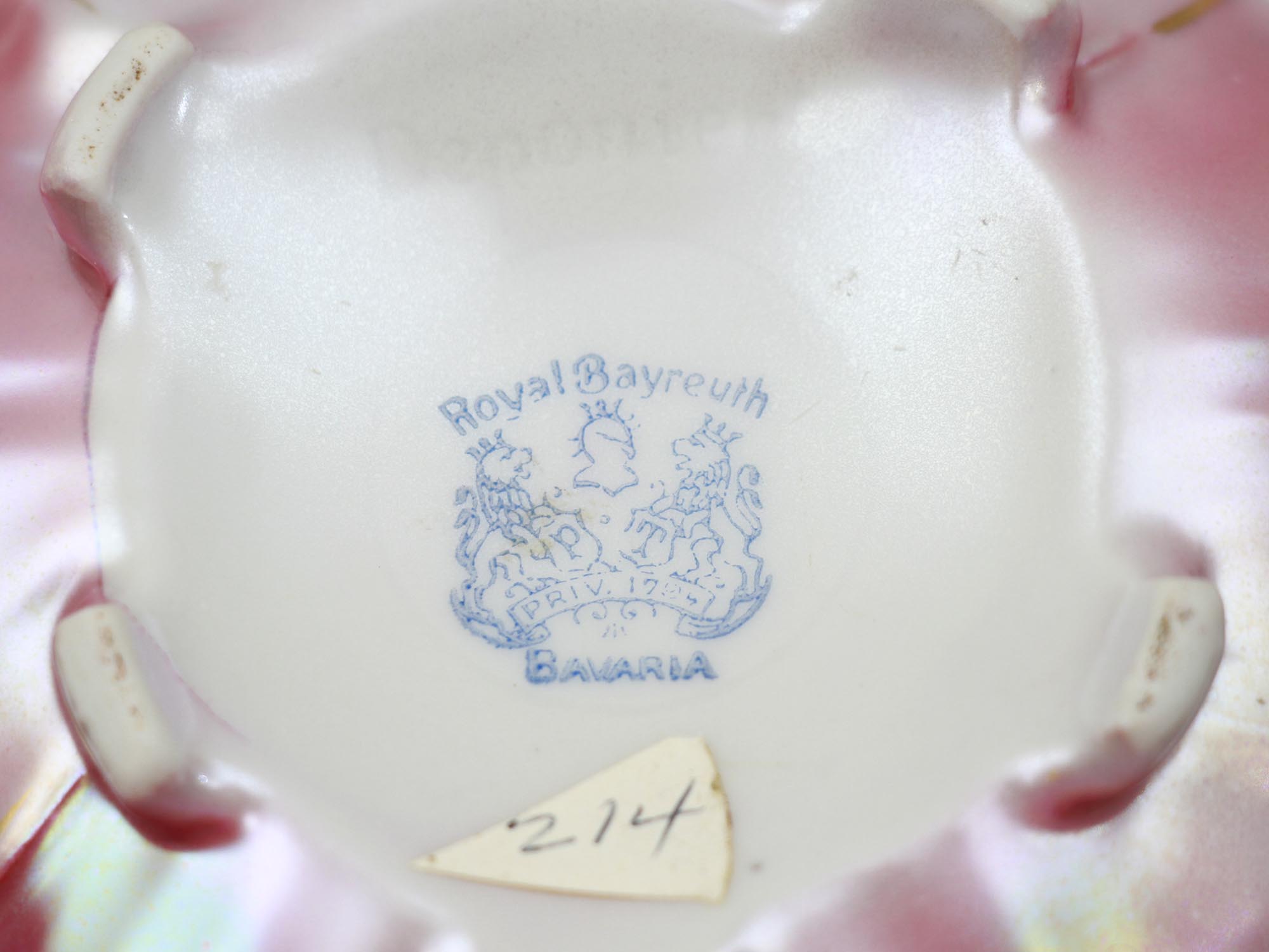 SET OF TWO ROYAL BAYREUTH PORCELAIN POPPY PIECES PIC-4