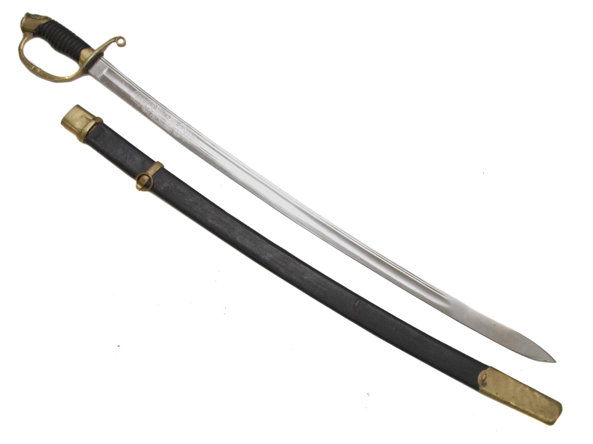 AN ANTIQUE RUSSIAN IMPERIAL SWORD PIC-0