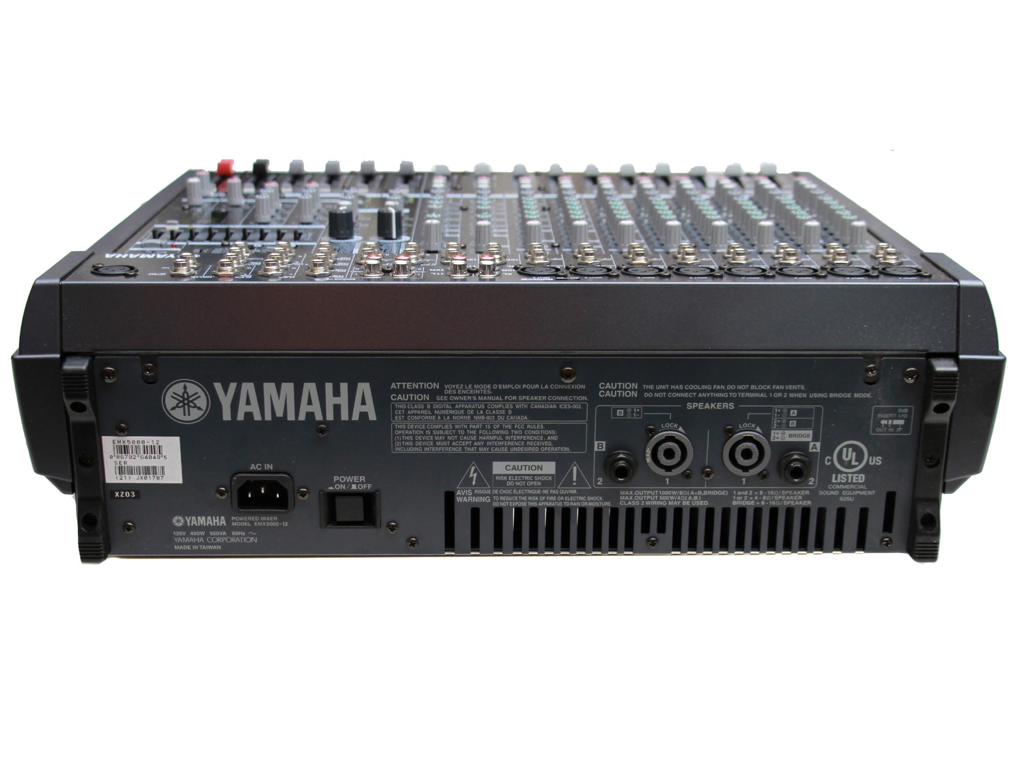 Lot 378 | A EMX 5000-12 YAMAHA POWERED MIXER Lot 378 | A EMX 5000-12 YAMAHA POWERED MIXER