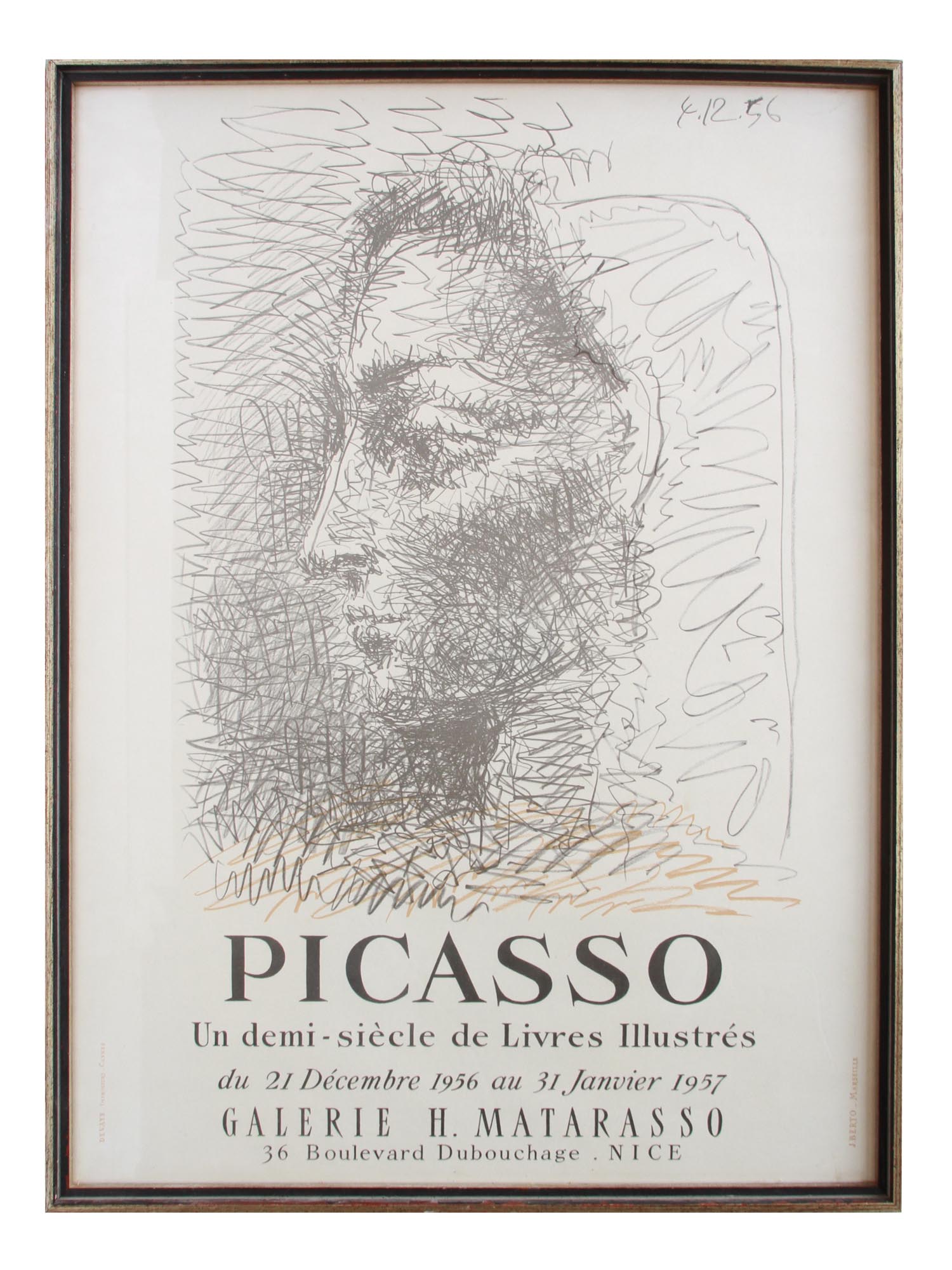 SPANISH PABLO PICASSO LITHOGRAPH POSTER 1956 1957 PIC-0