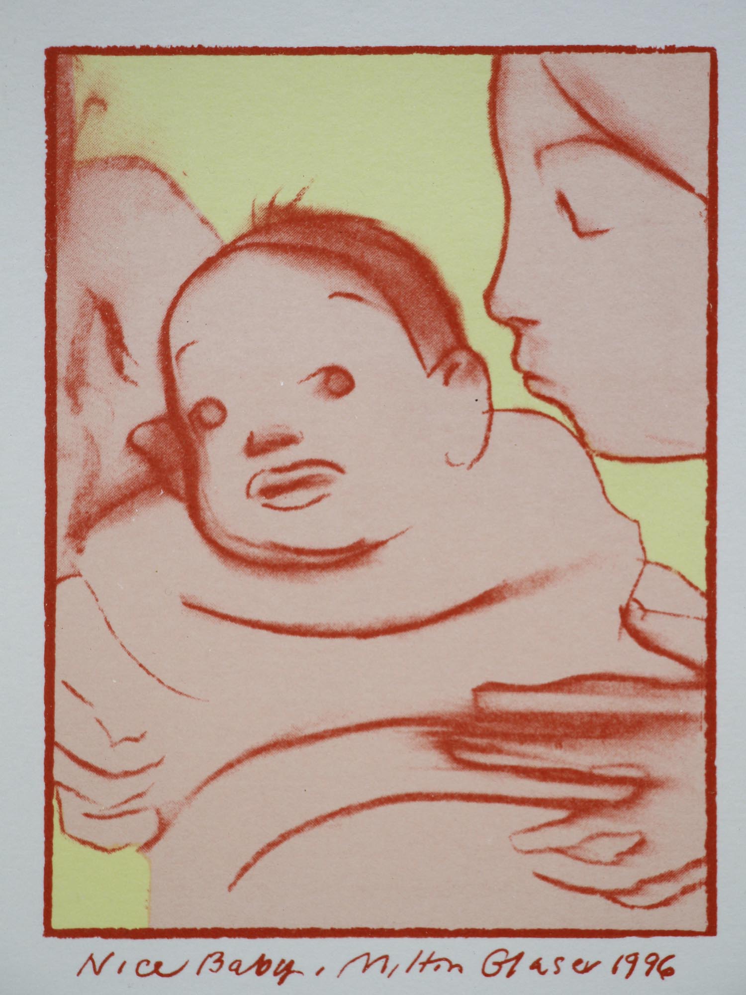 AMERICAN COLOR LITHOGRAPH BABY BY MILTON GLASER PIC-1