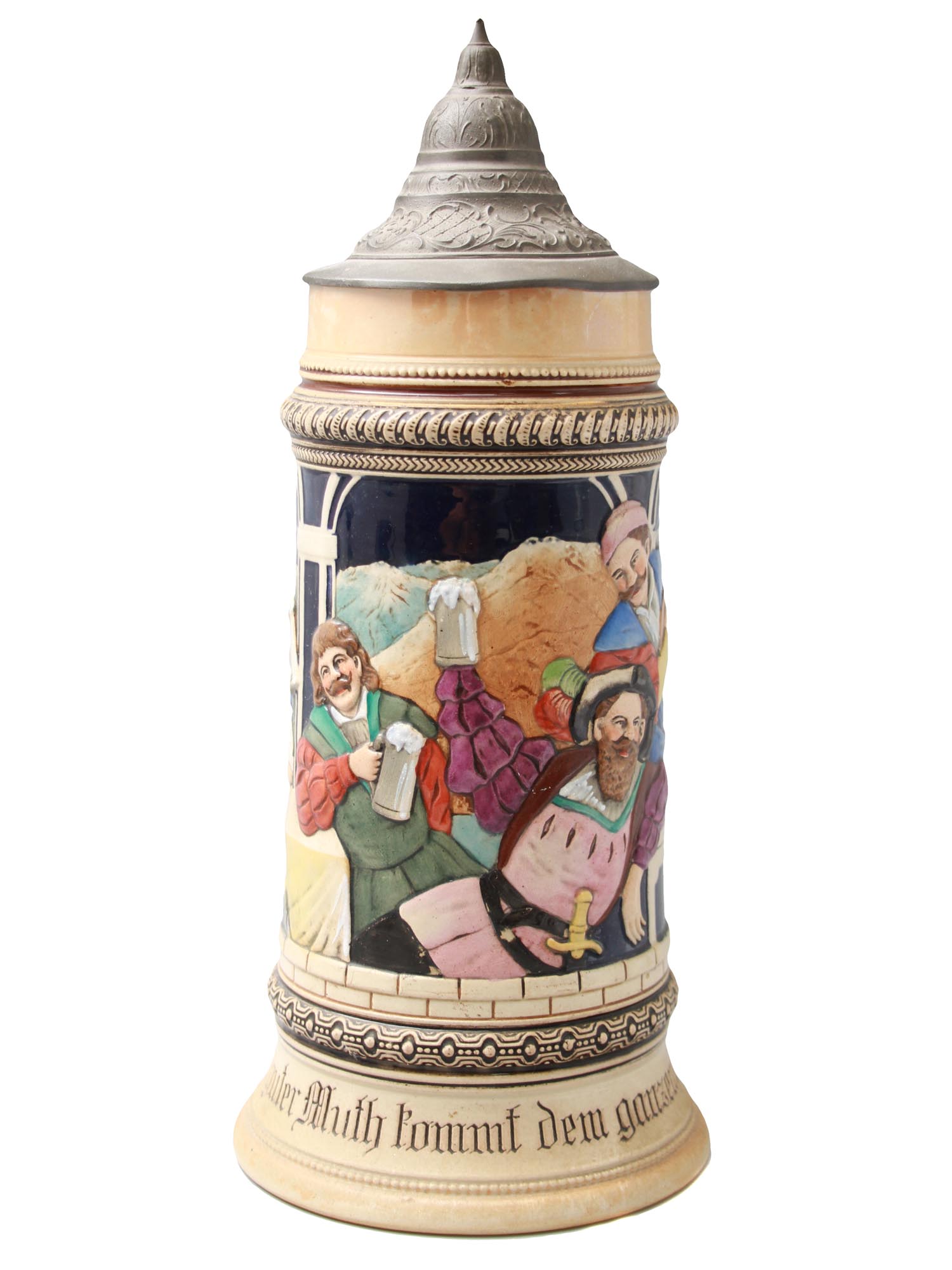 A VINTAGE GERMAN CERAMIC BEER STEIN PIC-1