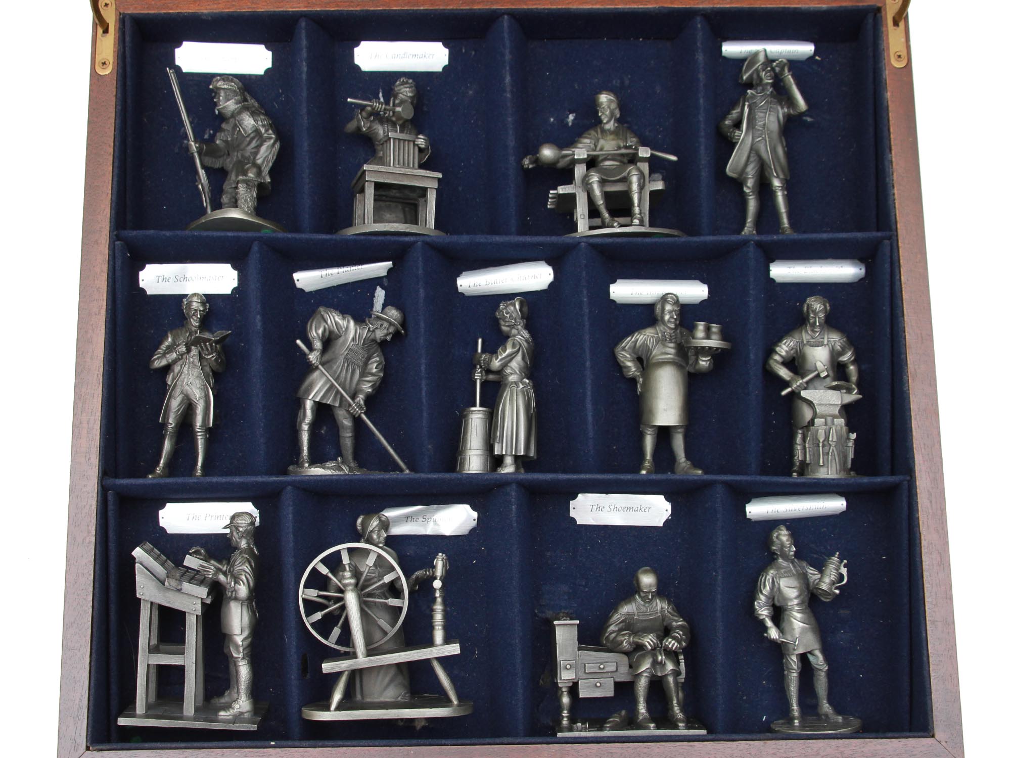 FRANKLIN MINT SET THE PEOPLE OF COLONIAL AMERICA PIC-2