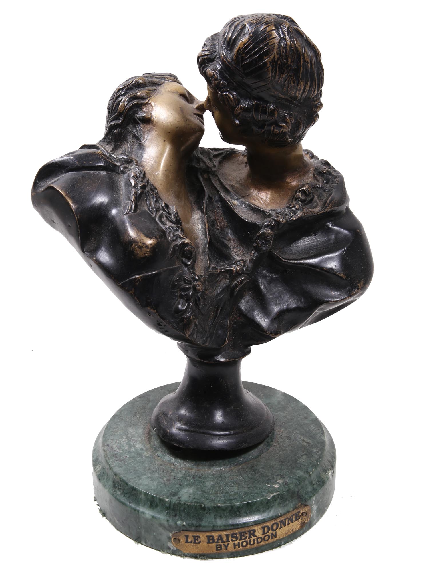 AFTER JEAN ANTONIE HOUDON FRENCH BRONZE SCULPTURE PIC-0