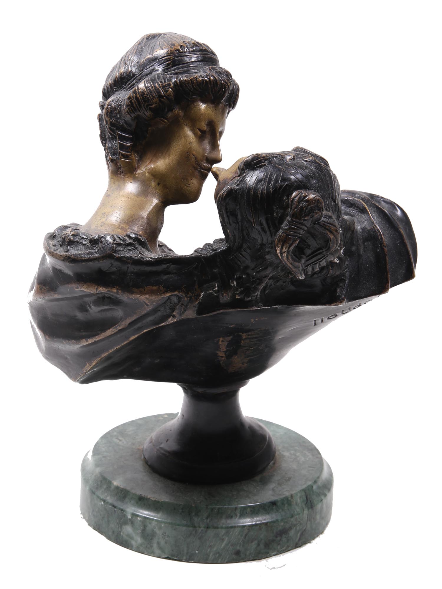 AFTER JEAN ANTONIE HOUDON FRENCH BRONZE SCULPTURE PIC-1