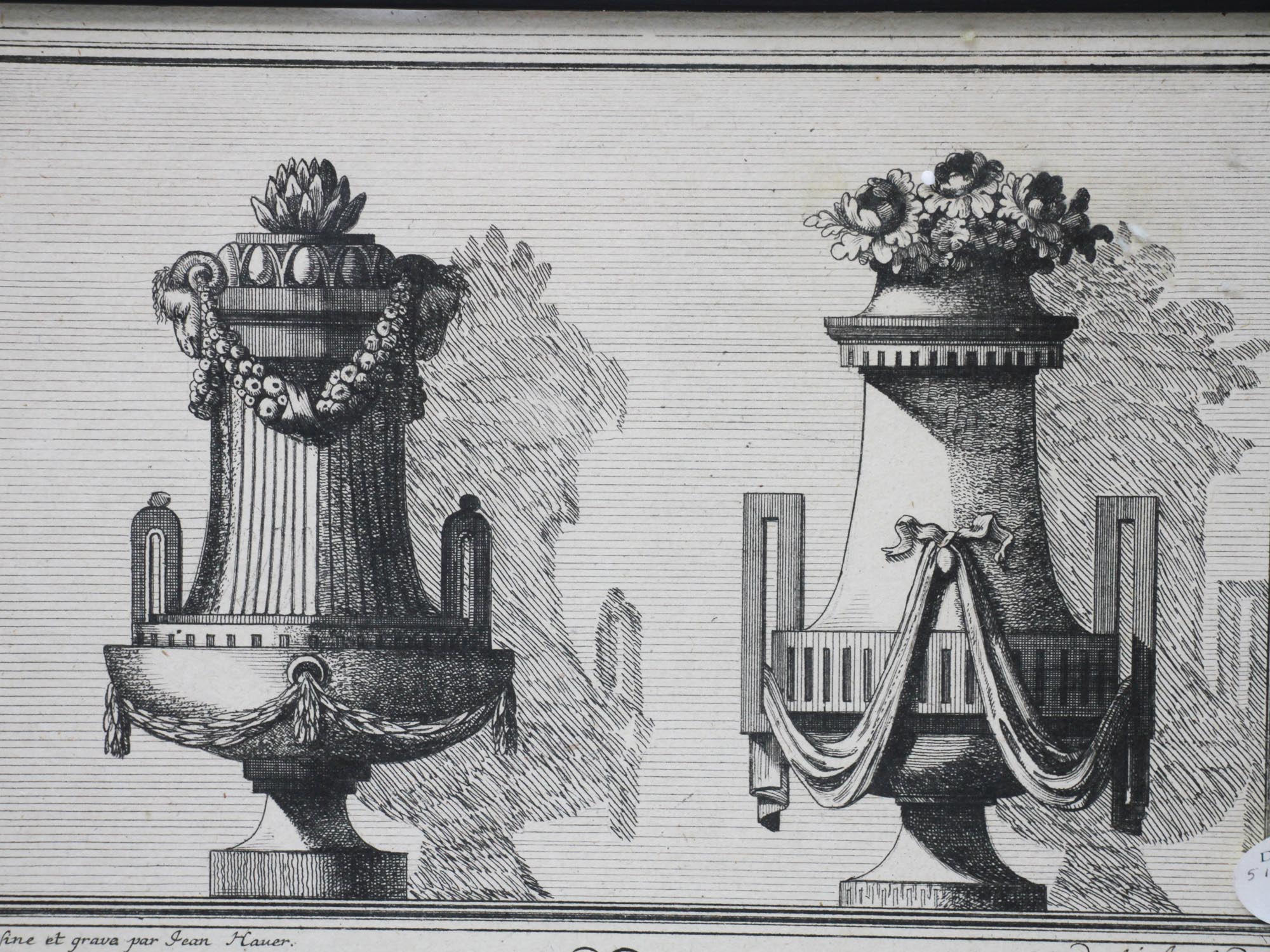 FIVE ANTIQUE FRENCH ETCHING FURNITURE BY R BENARD PIC-6