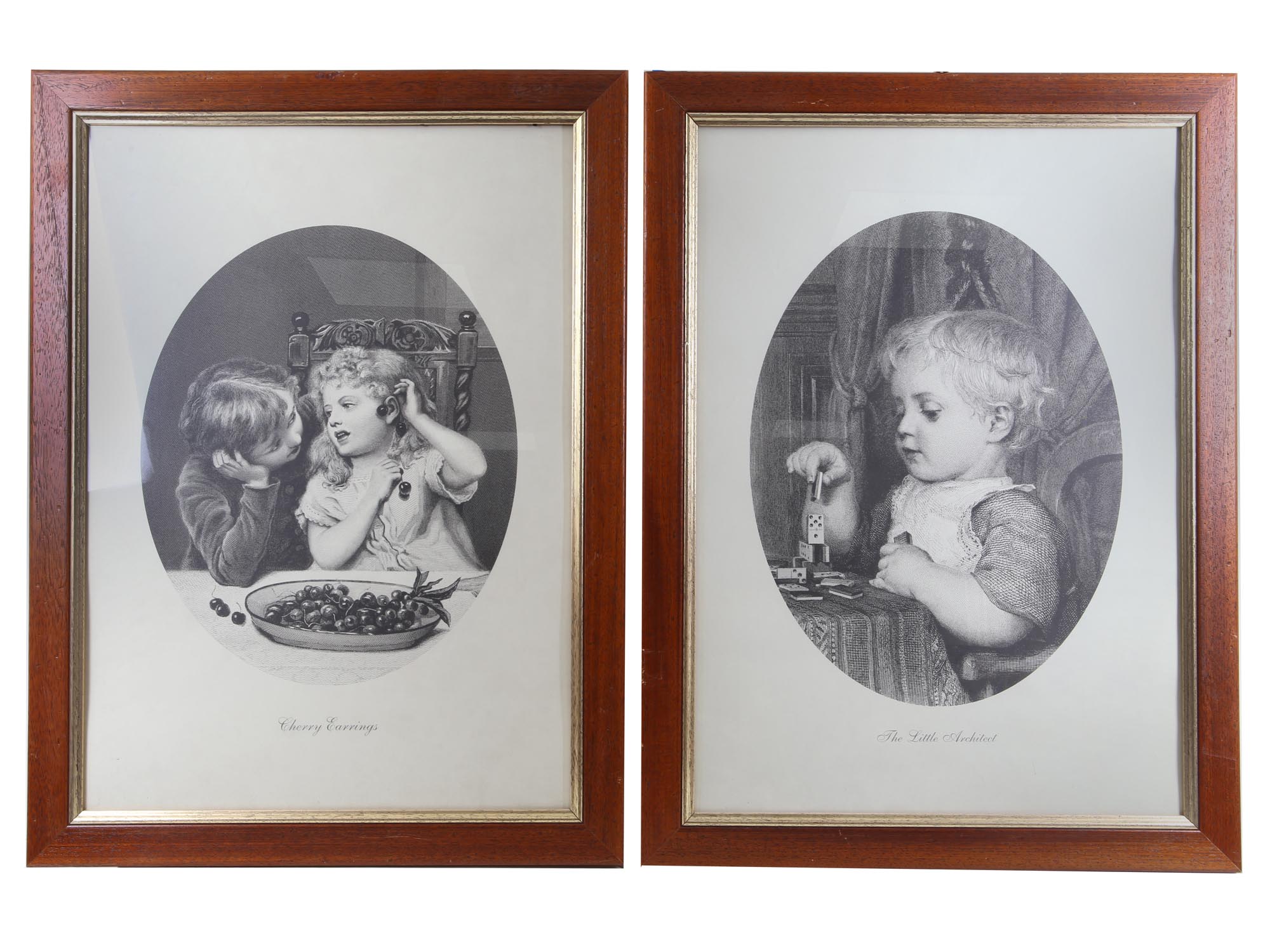 A SET OF TWO ANTIQUE ENGRAVINGS PIC-0